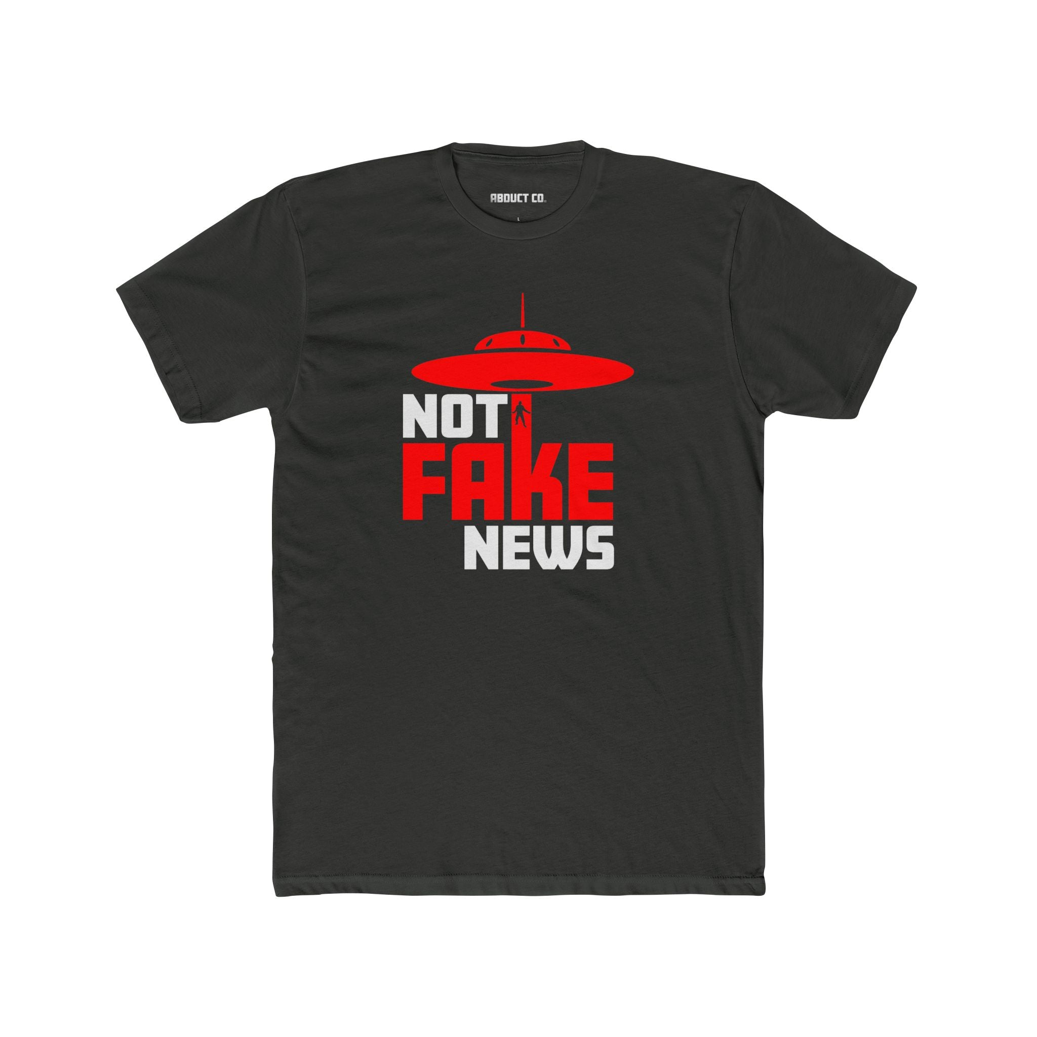 UFOs "Not Fake News" Cotton Tee