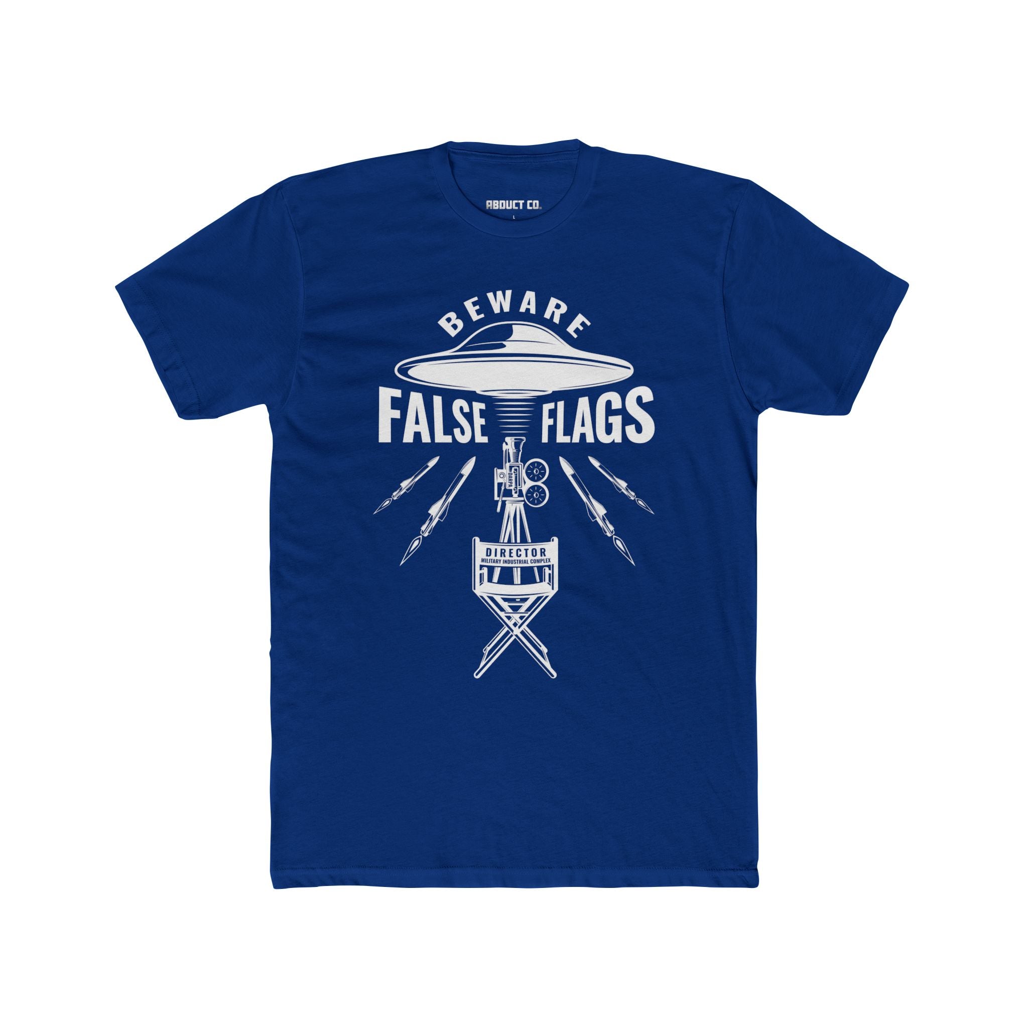UFO False Flags Conspiracy Cotton Tee