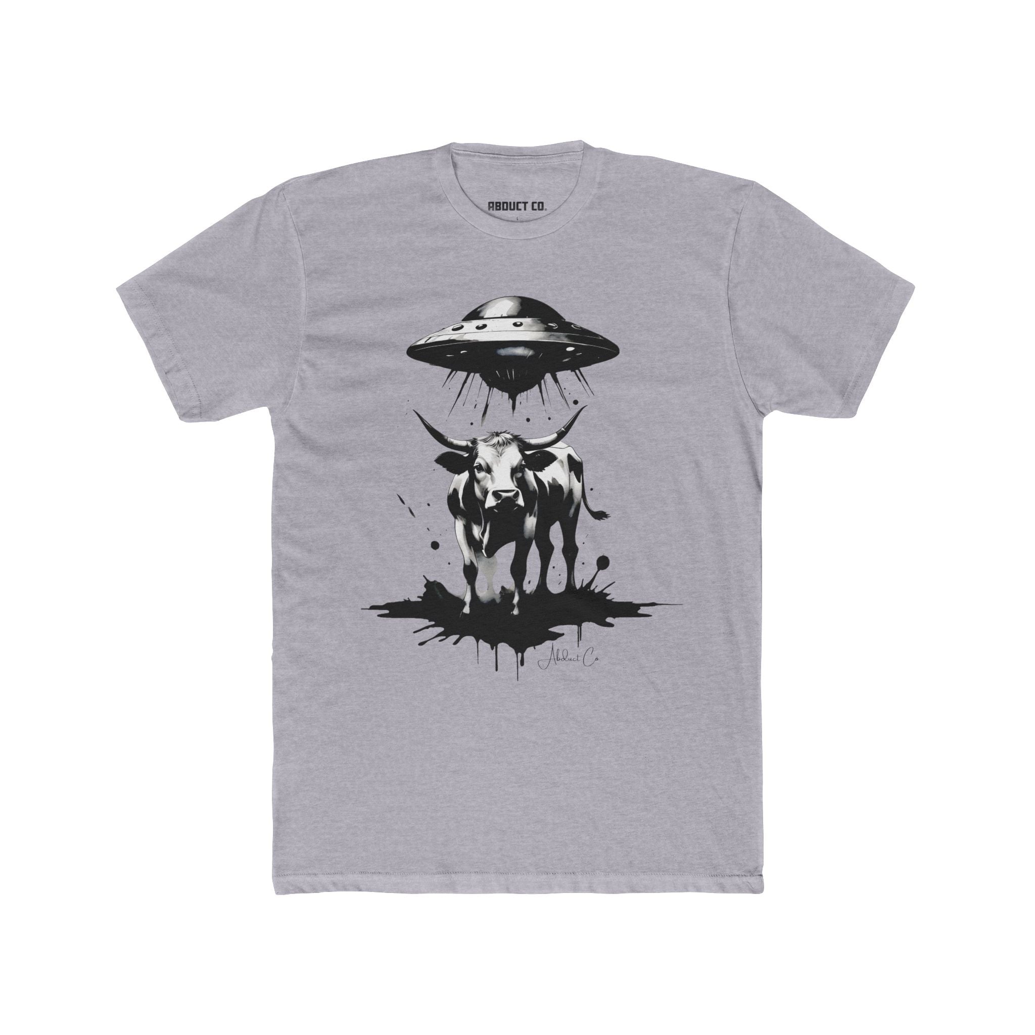 Holy Cow UFO Abduction Cotton T-Shirt