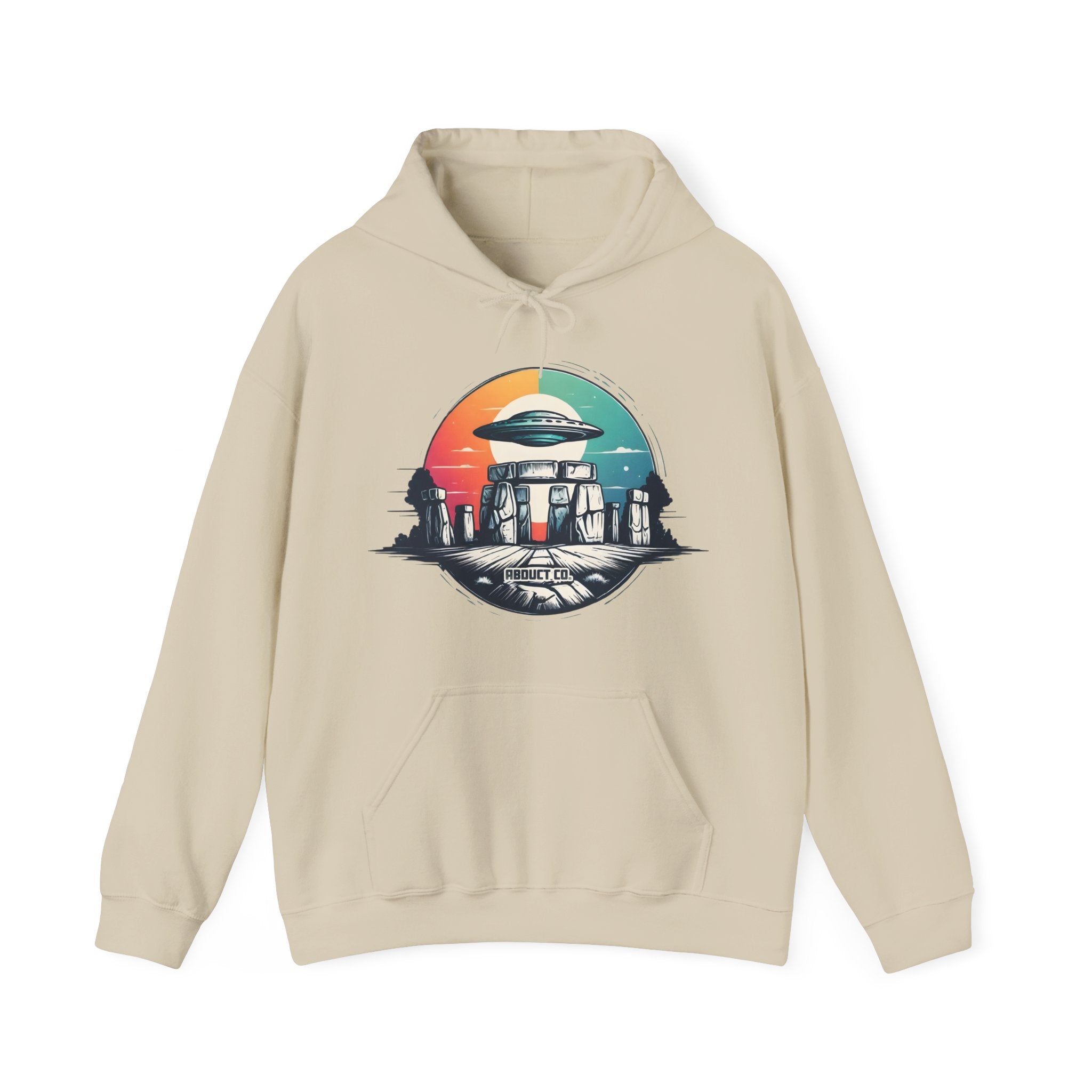 Stonehenge UFO Conspiracy Cotton Hoodie