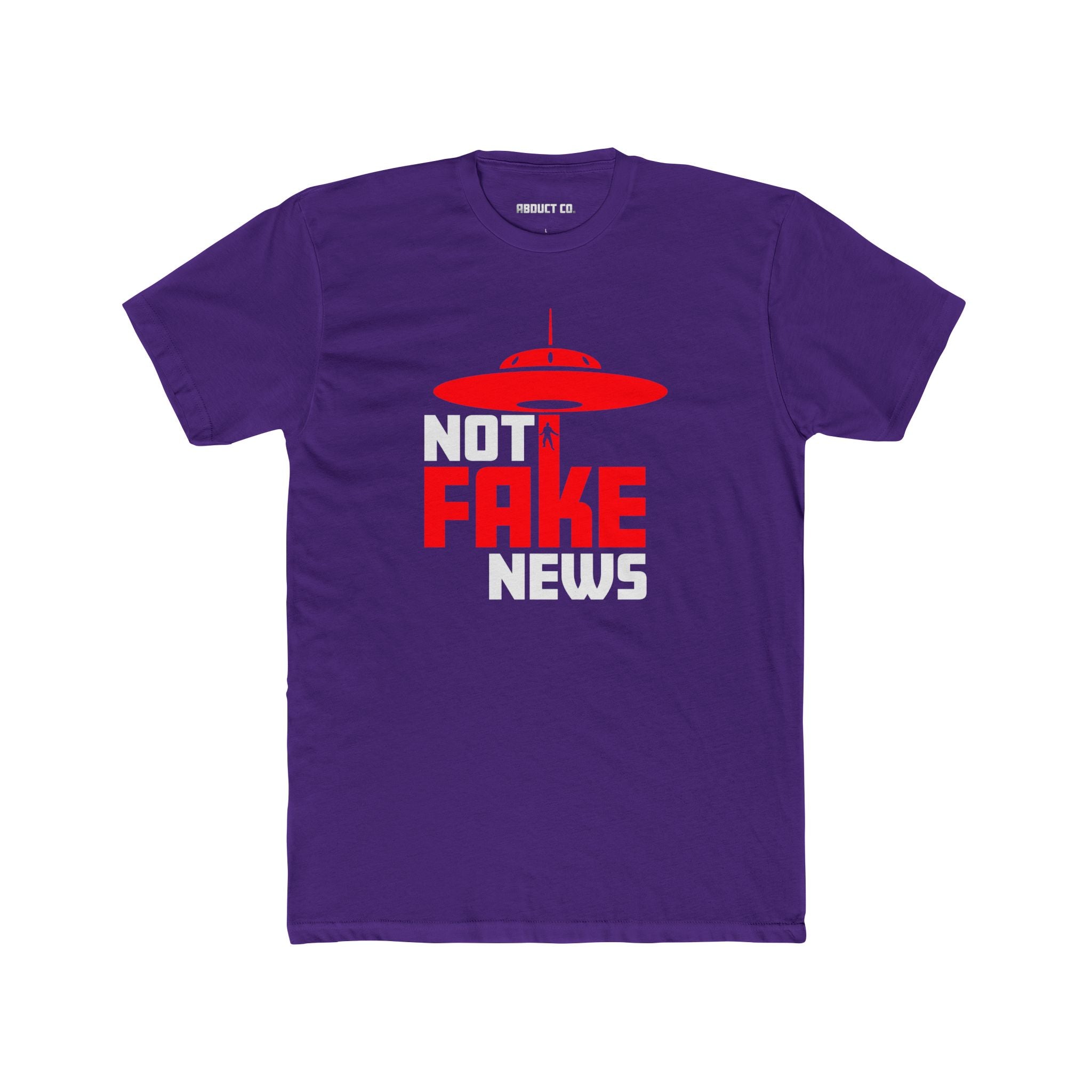 UFOs "Not Fake News" Cotton Tee