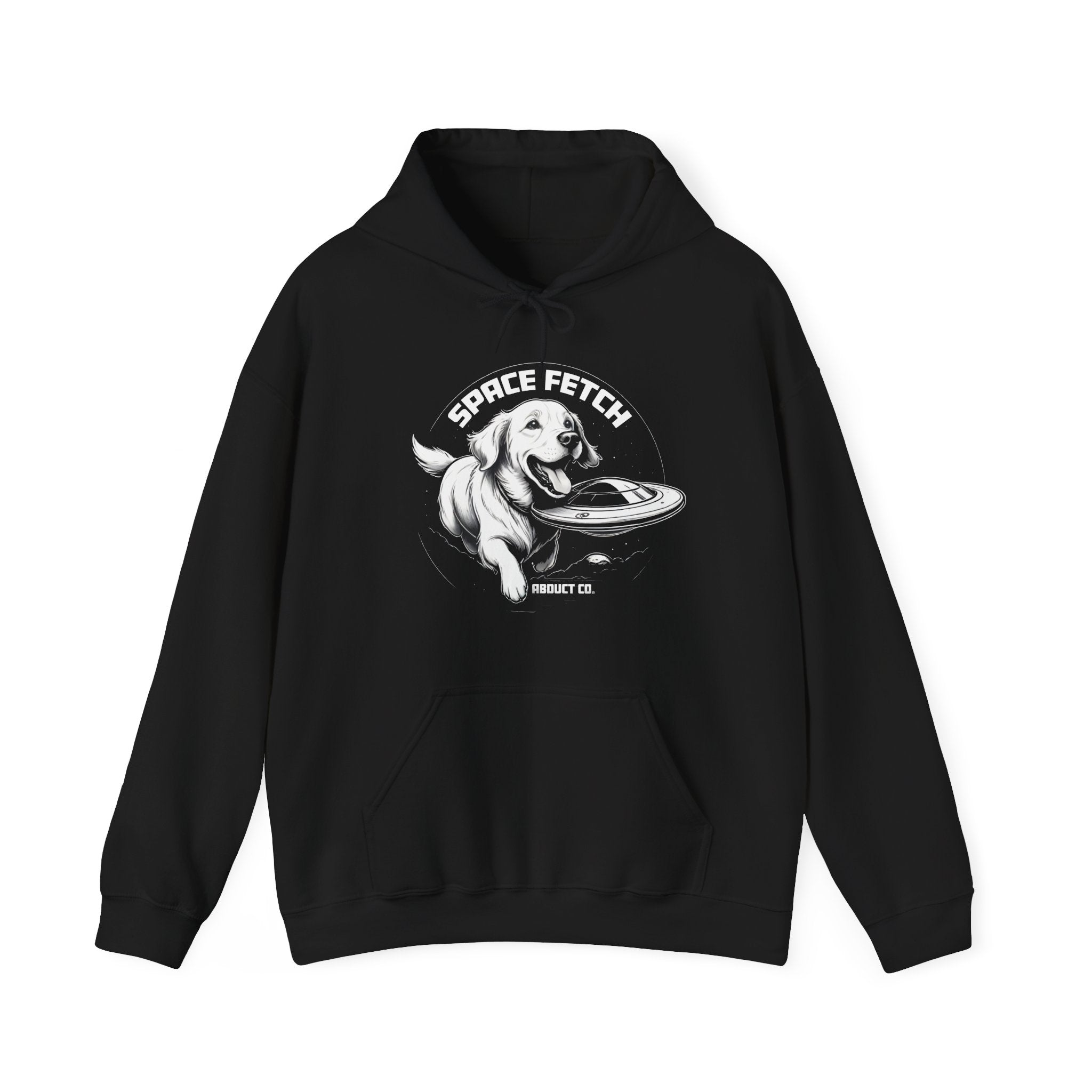Space Fetch UFO Dog Cotton Hoodie