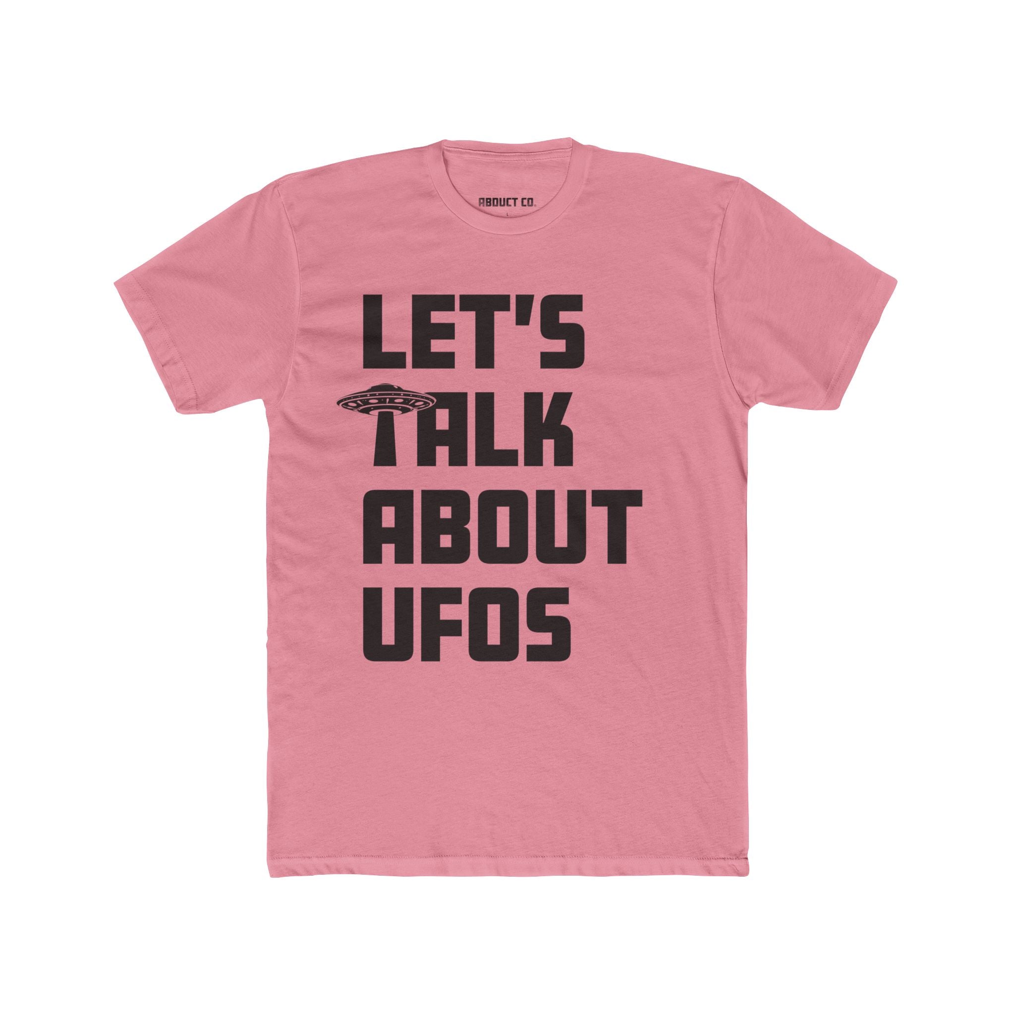 Let's Talk UFOs - Unisex Cotton Tee (dark)