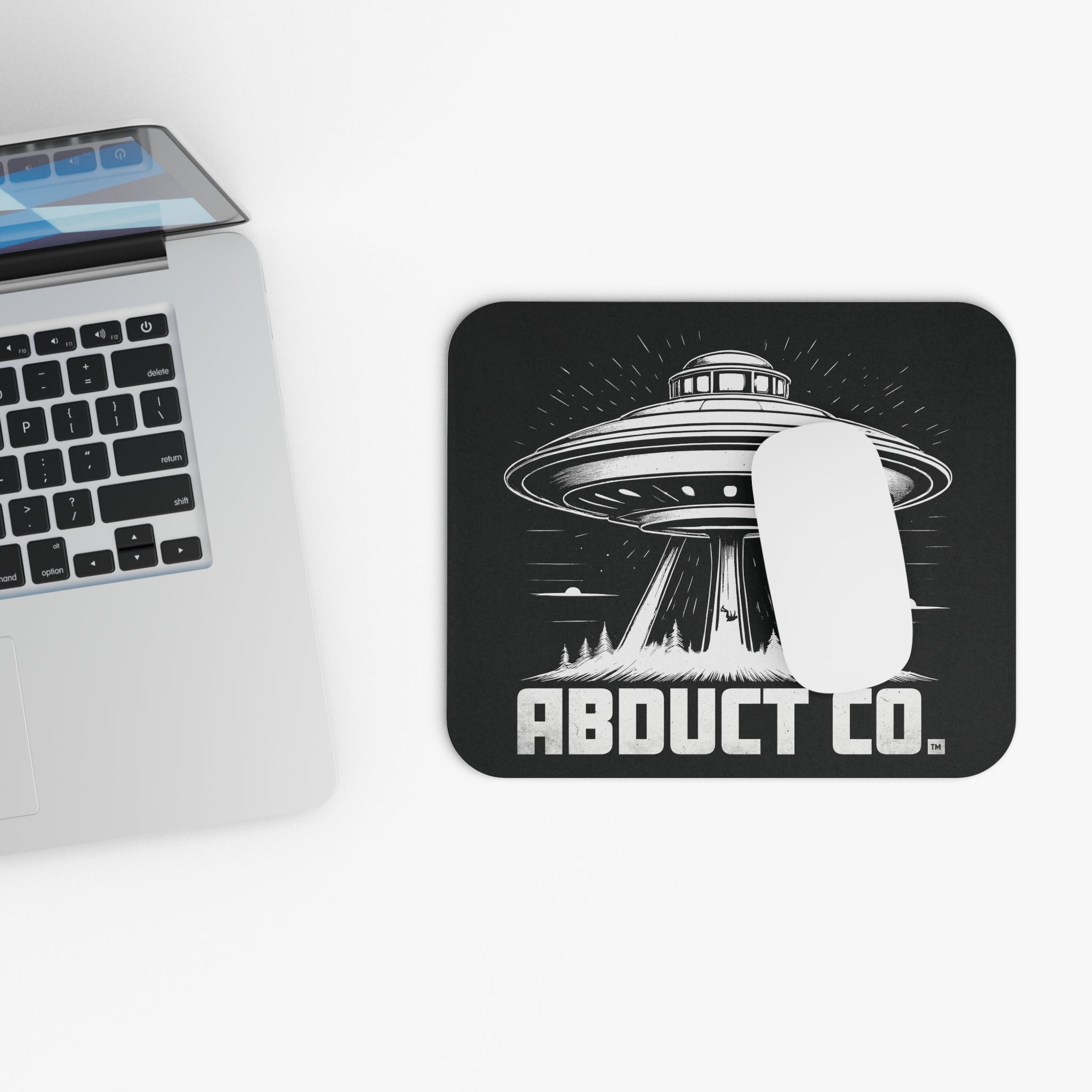 Abduct Co. UFO Logo Mouse Pad