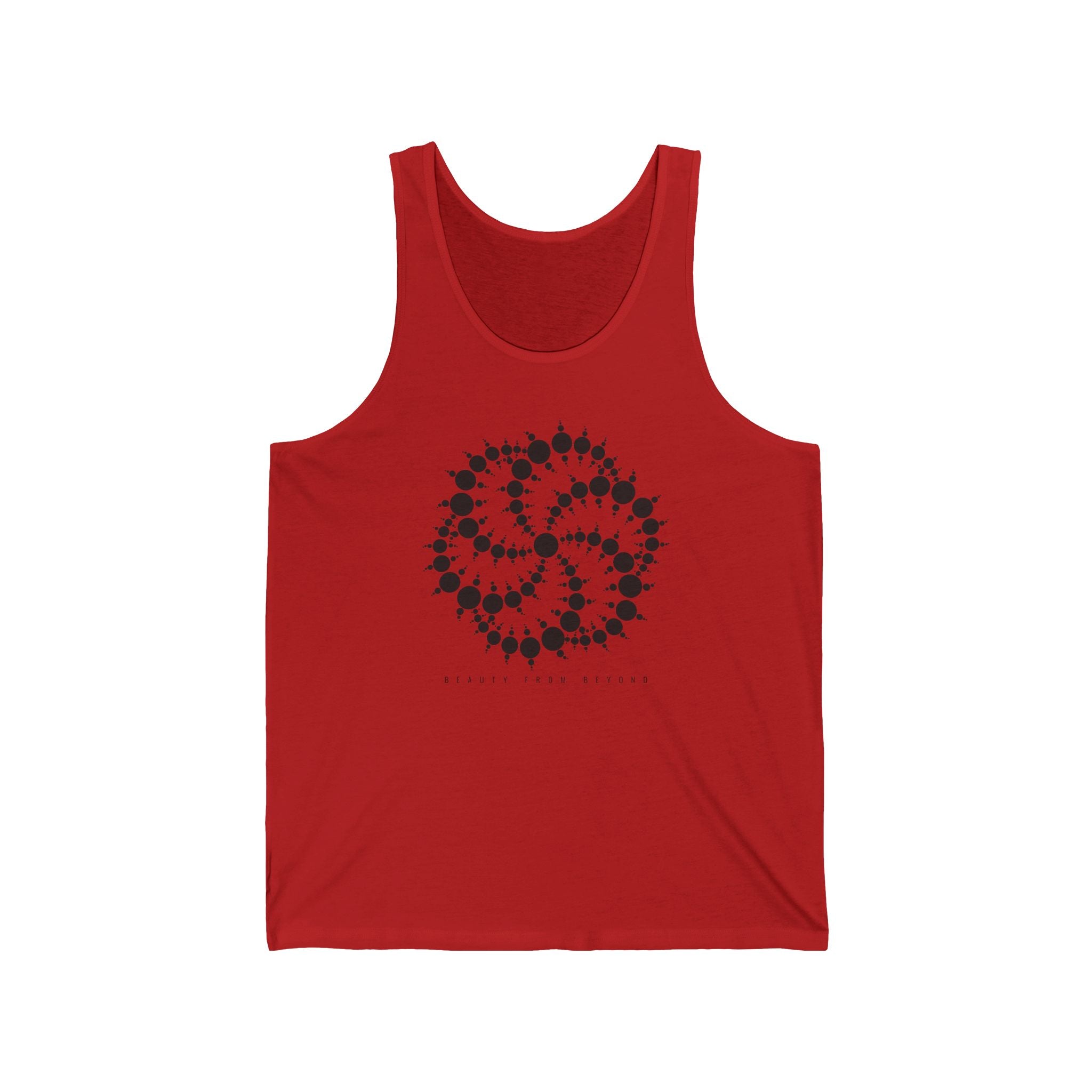 Crop Circle Sacred Geometry Unisex Cotton Tank Top