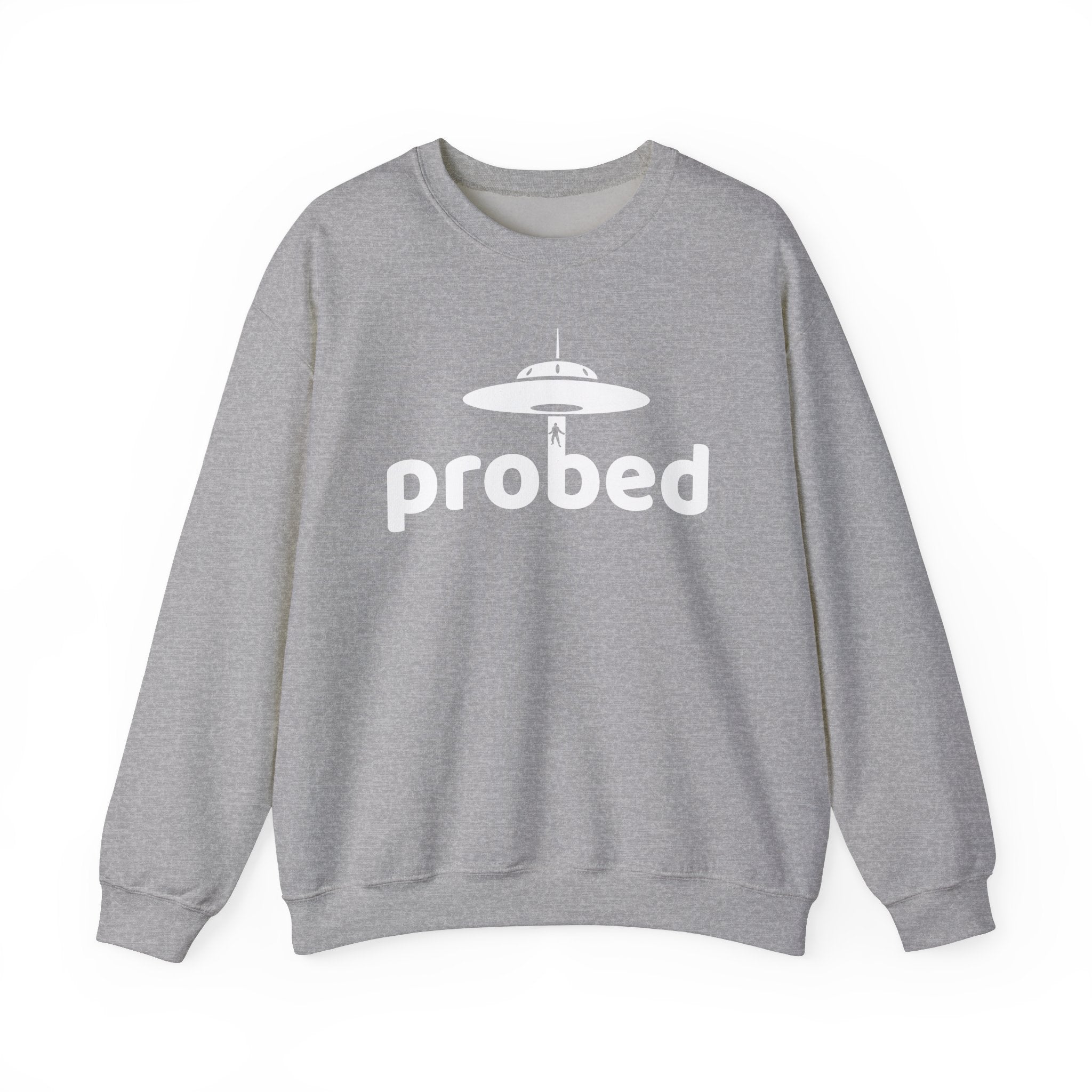 Abduct Co. Probed™ Unisex Cotton Crewneck Sweatshirt