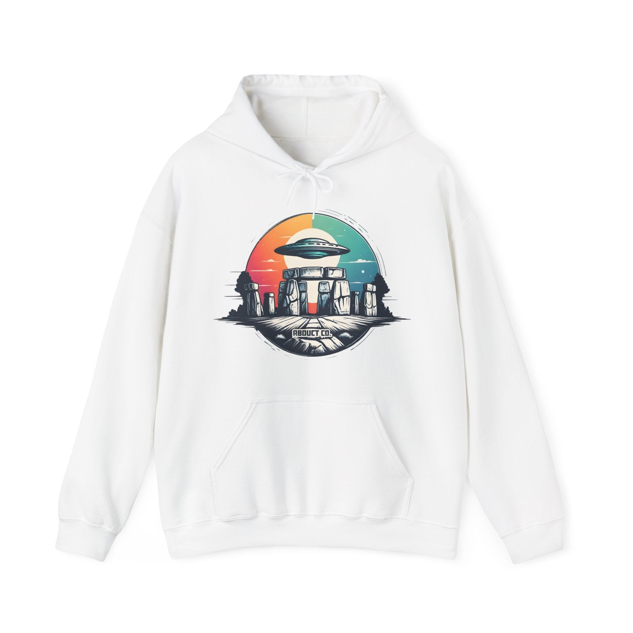 Stonehenge UFO Conspiracy Cotton Hoodie