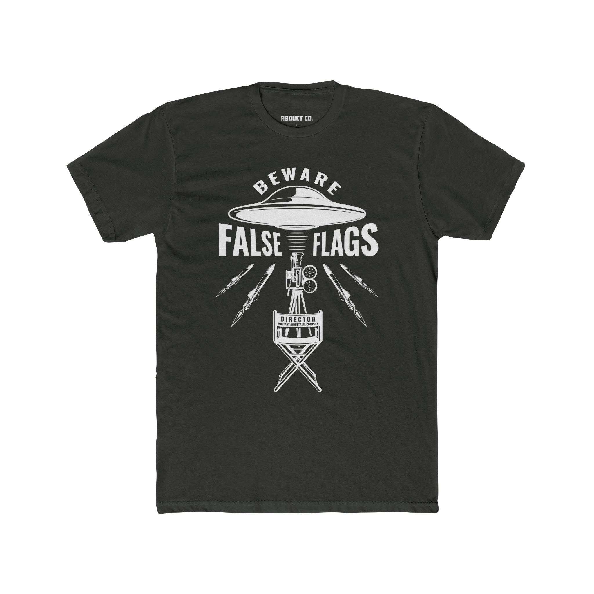 UFO False Flags Conspiracy Cotton Tee