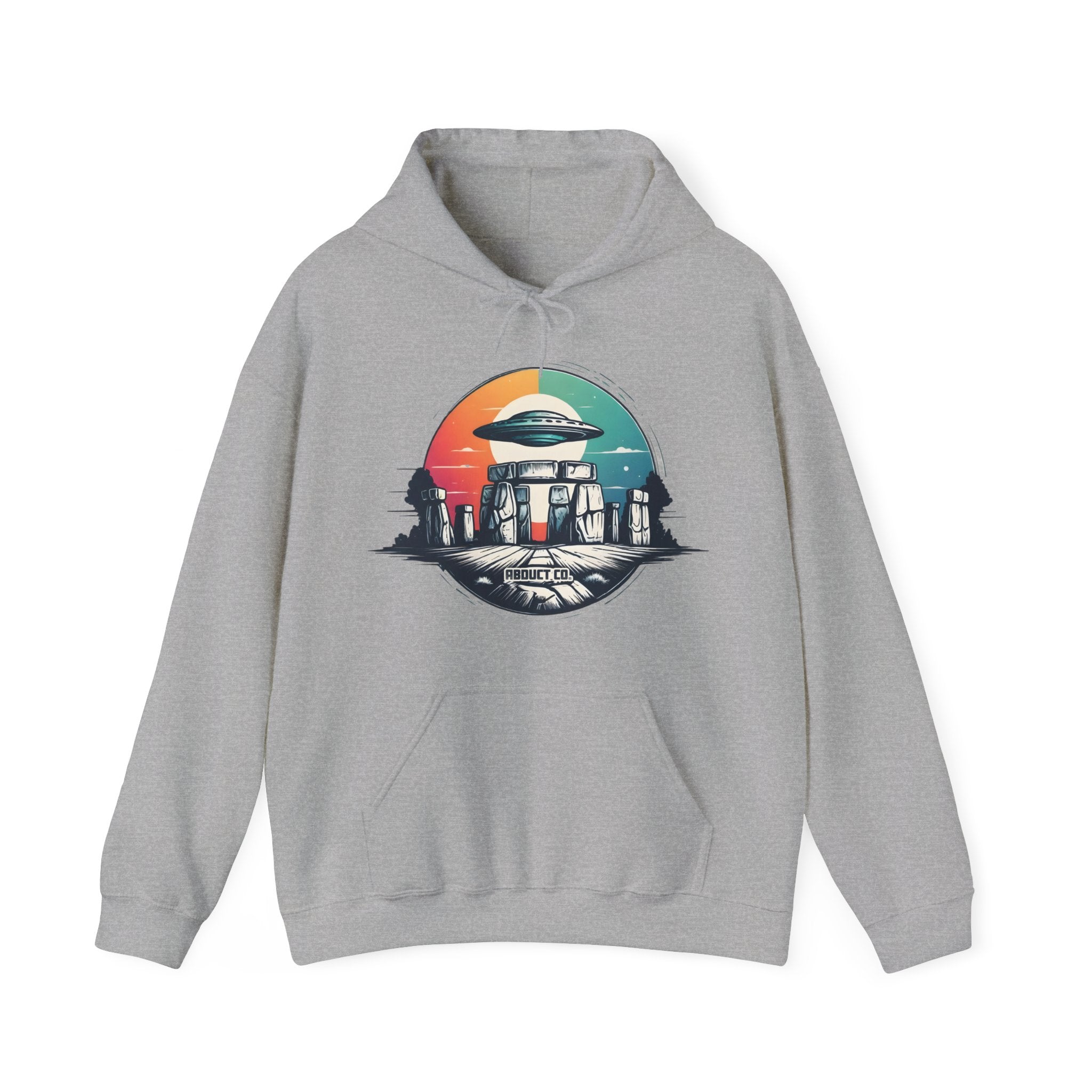 Stonehenge UFO Conspiracy Cotton Hoodie