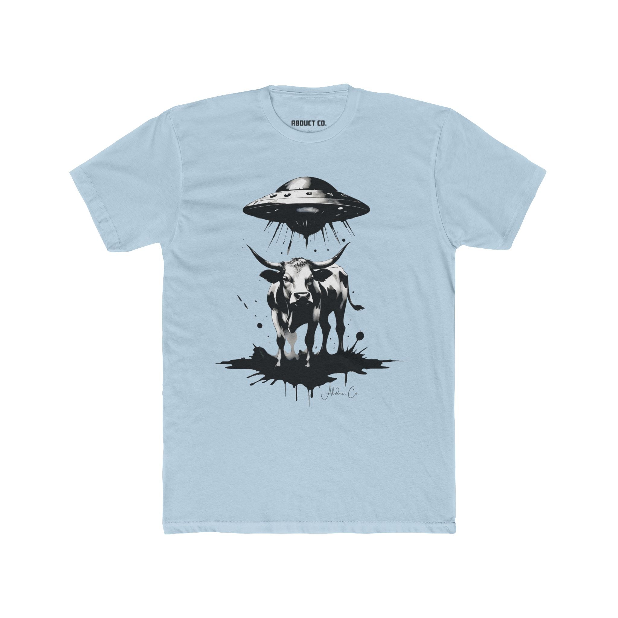 Holy Cow UFO Abduction Cotton T-Shirt