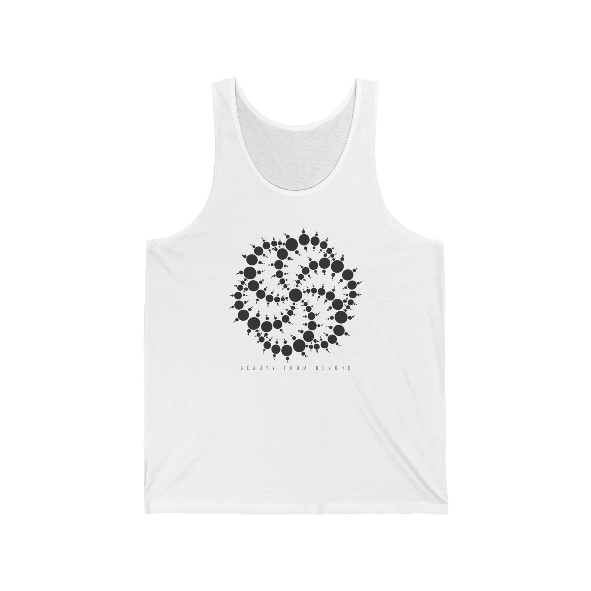Crop Circle Sacred Geometry Unisex Cotton Tank Top