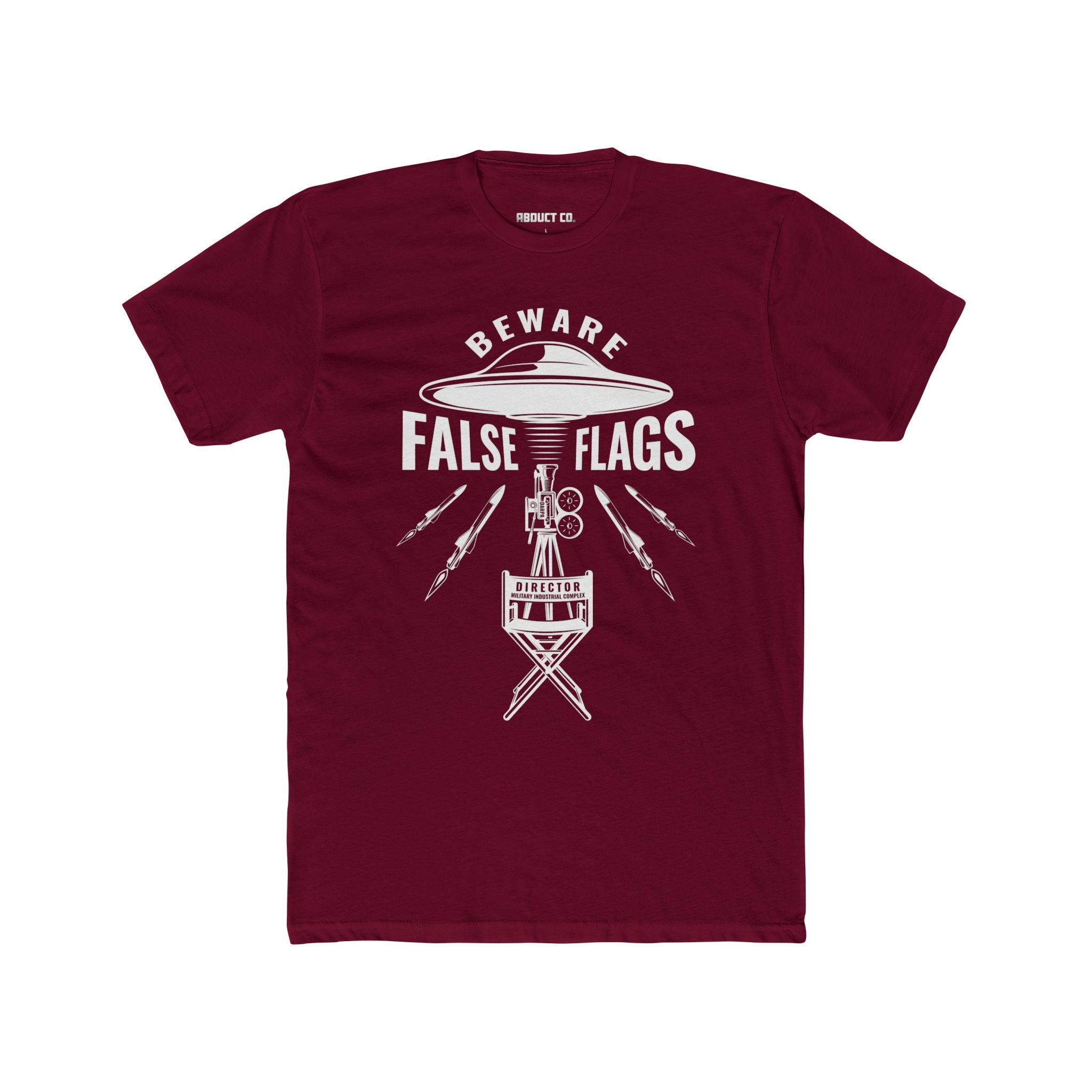 UFO False Flags Conspiracy Cotton Tee