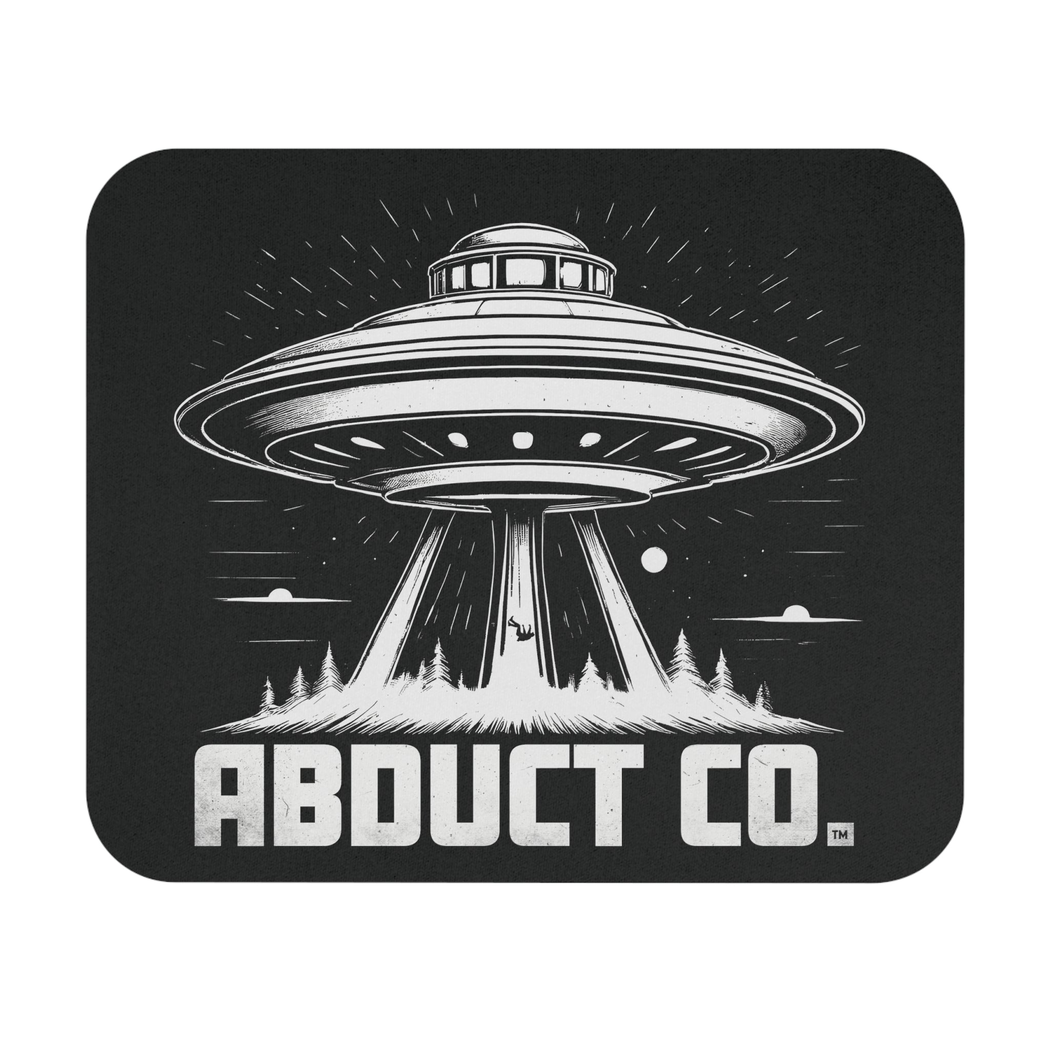 Abduct Co. UFO Logo Mouse Pad