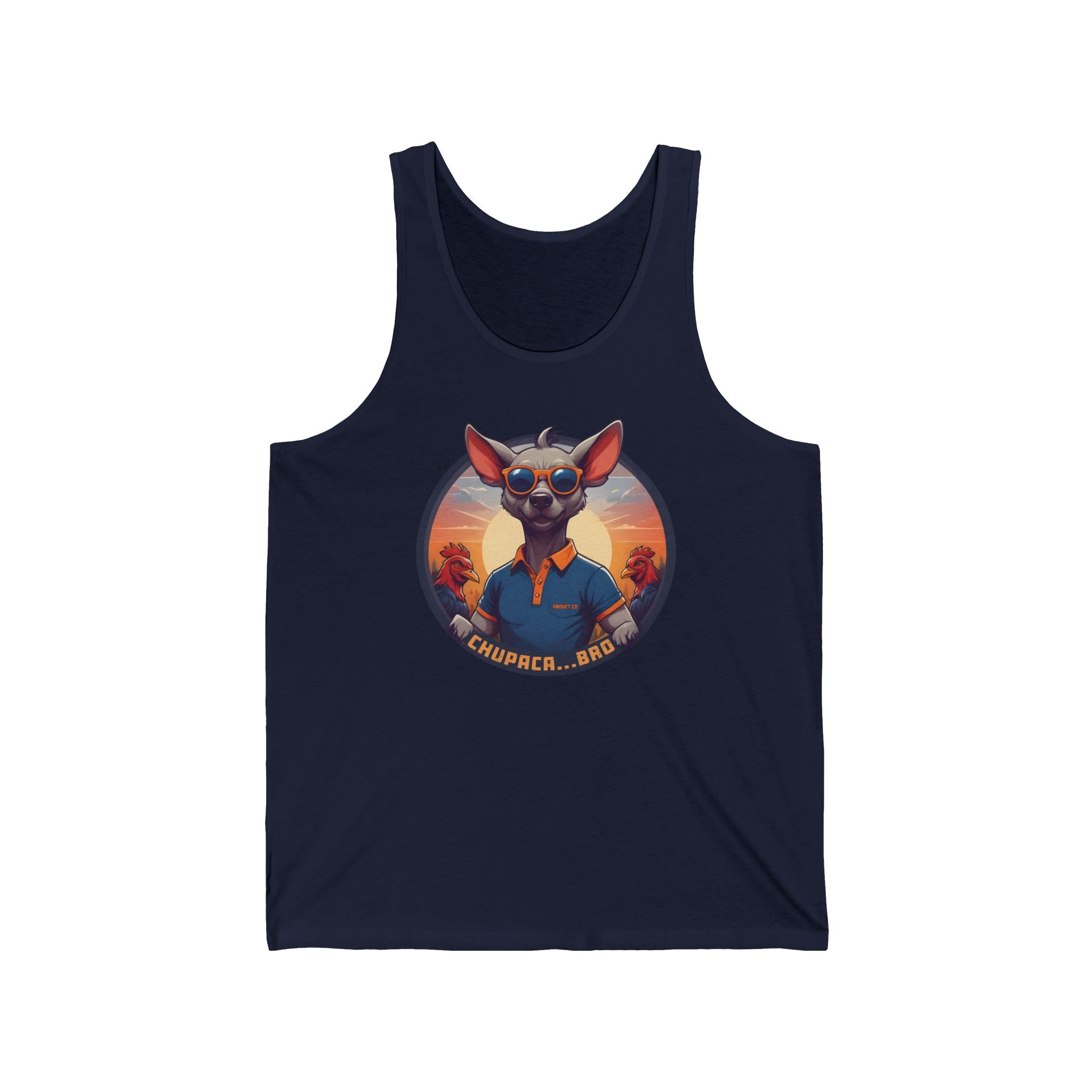 "Chupacabro" Chupacabra Funny Conspiracy Unisex Cotton Tank Top