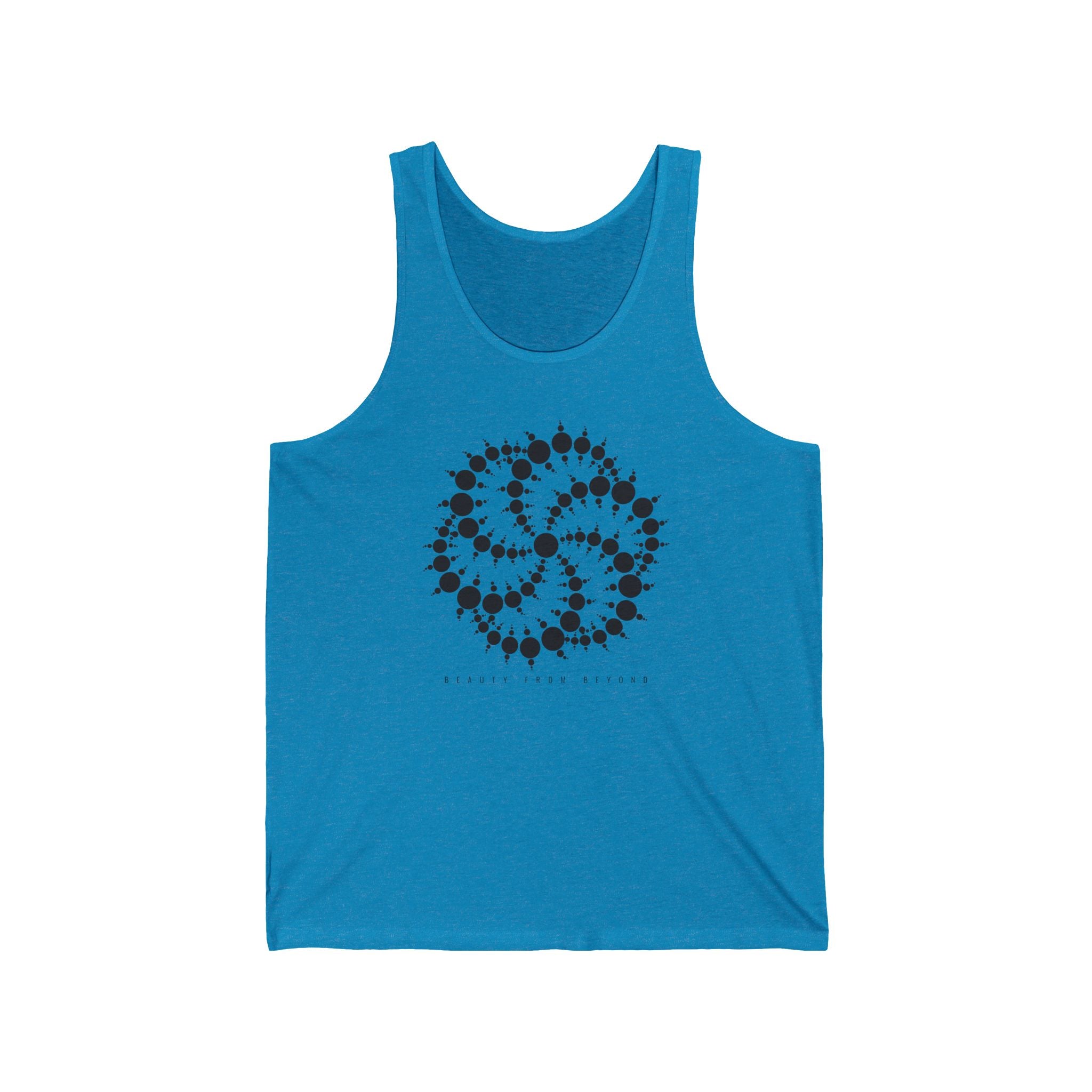 Crop Circle Sacred Geometry Unisex Cotton Tank Top