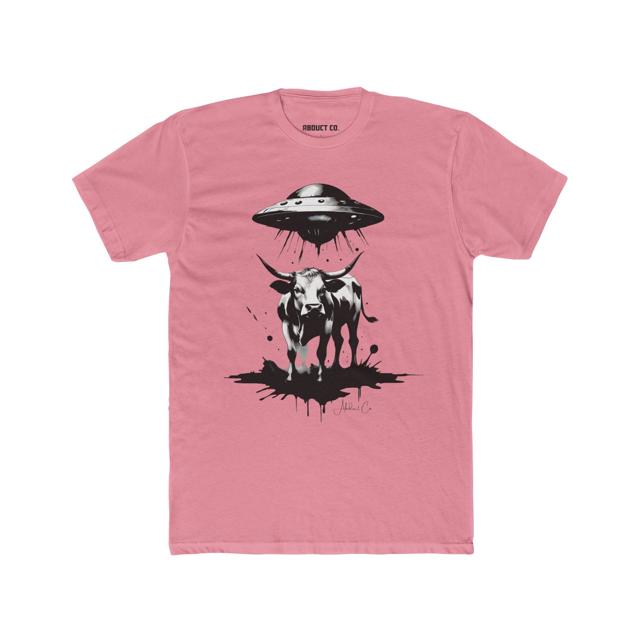 Holy Cow UFO Abduction Cotton T-Shirt