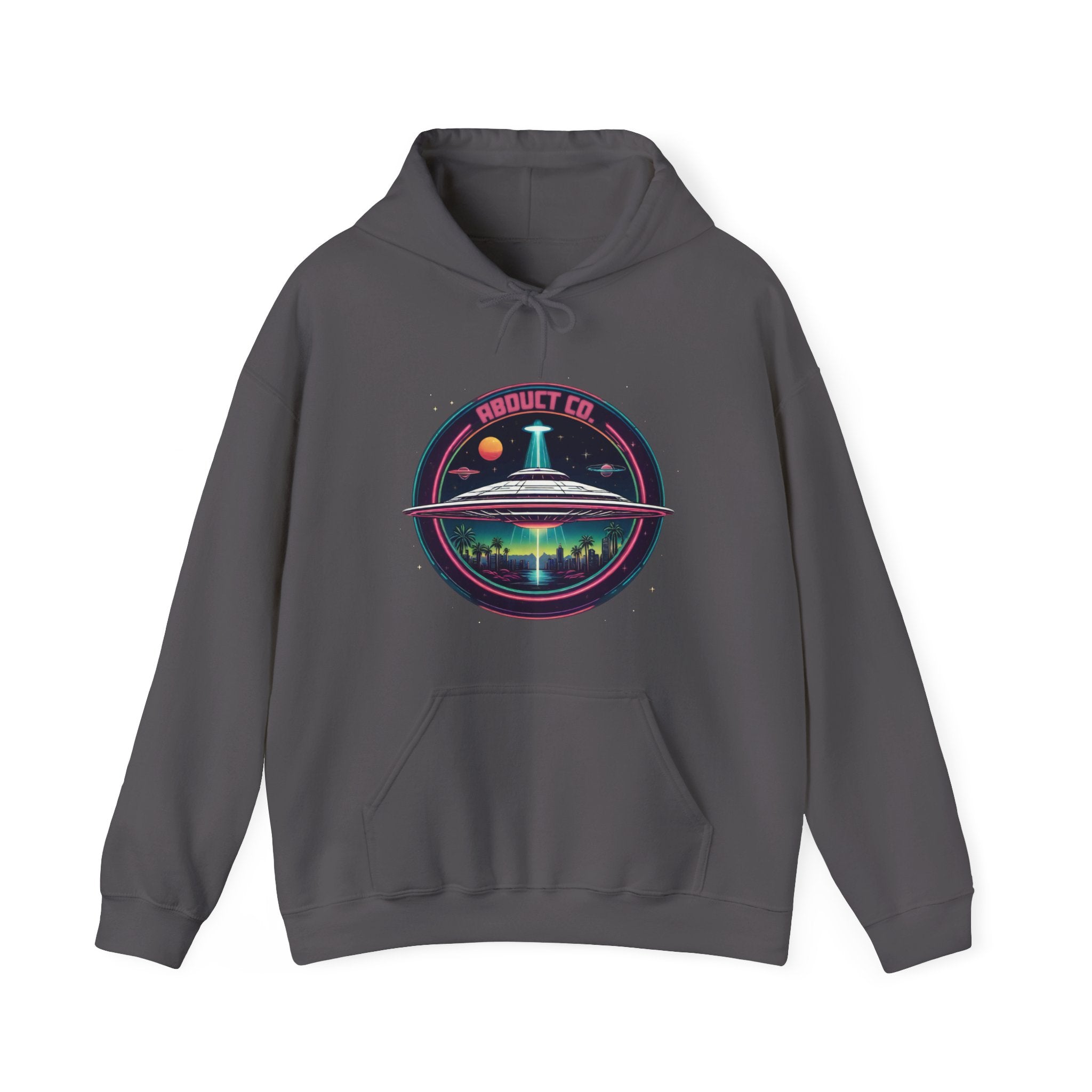"Swamp Gas My Ass" UFO Art Cotton Hoodie