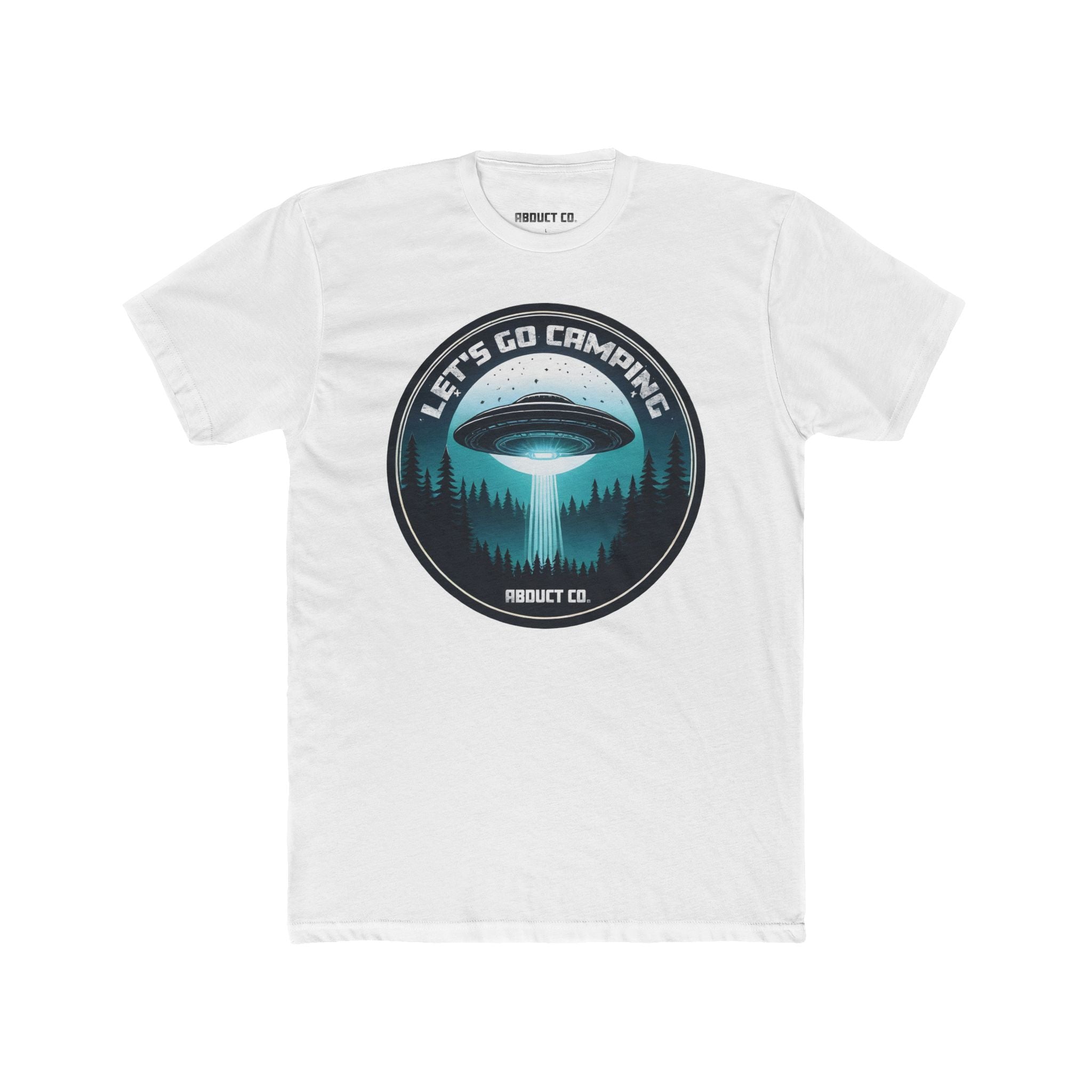 UFO Camping Cotton Graphic Tee