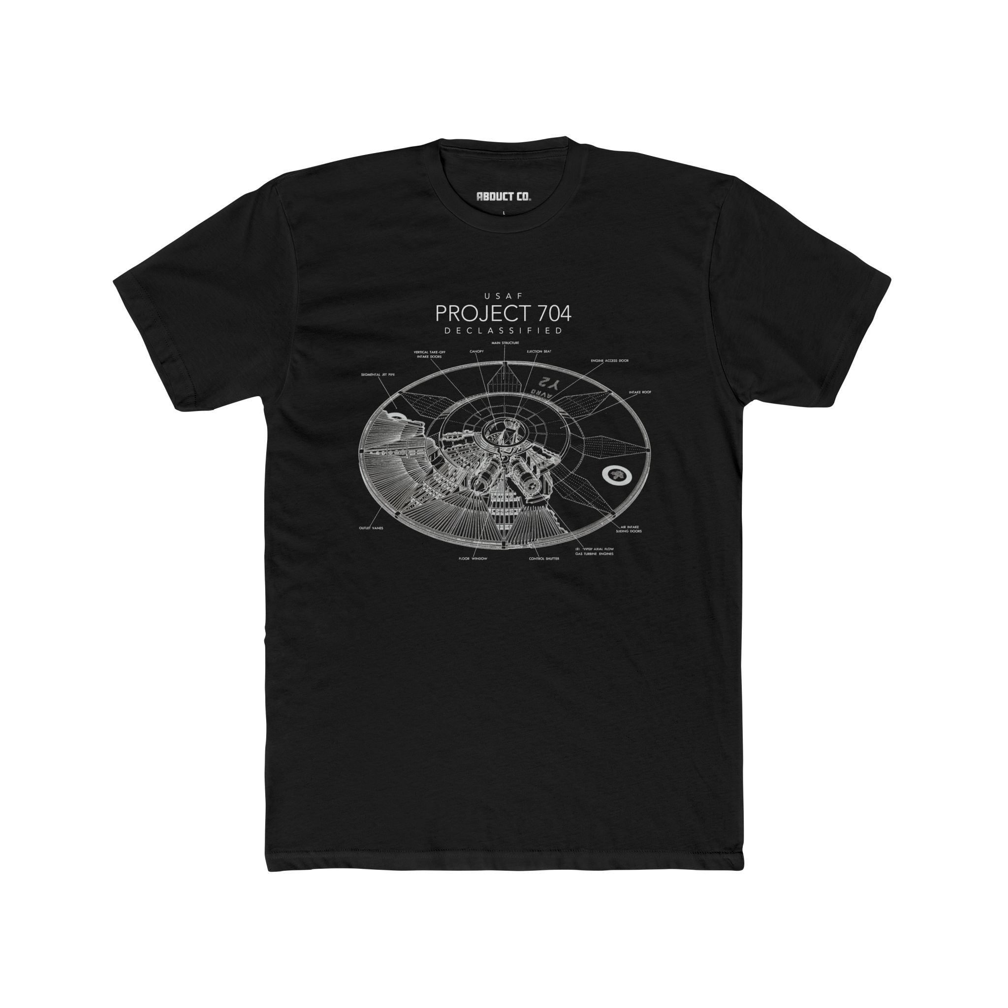USAF Project 704 UFO UAP Cotton Tee