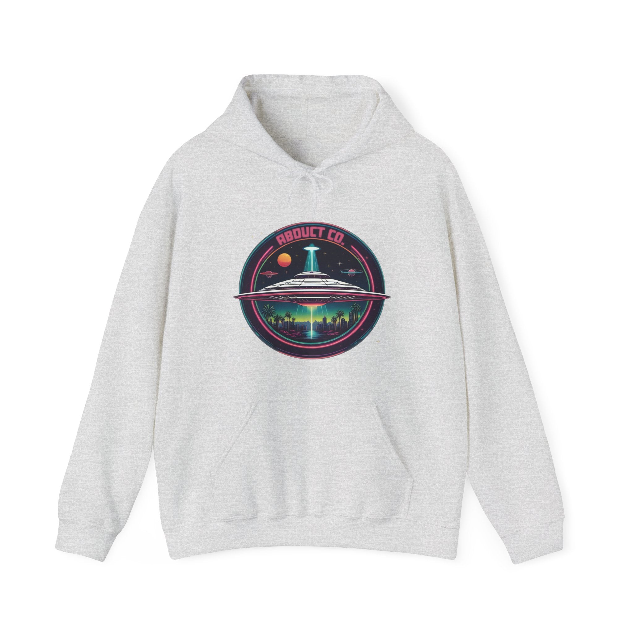 "Swamp Gas My Ass" UFO Art Cotton Hoodie