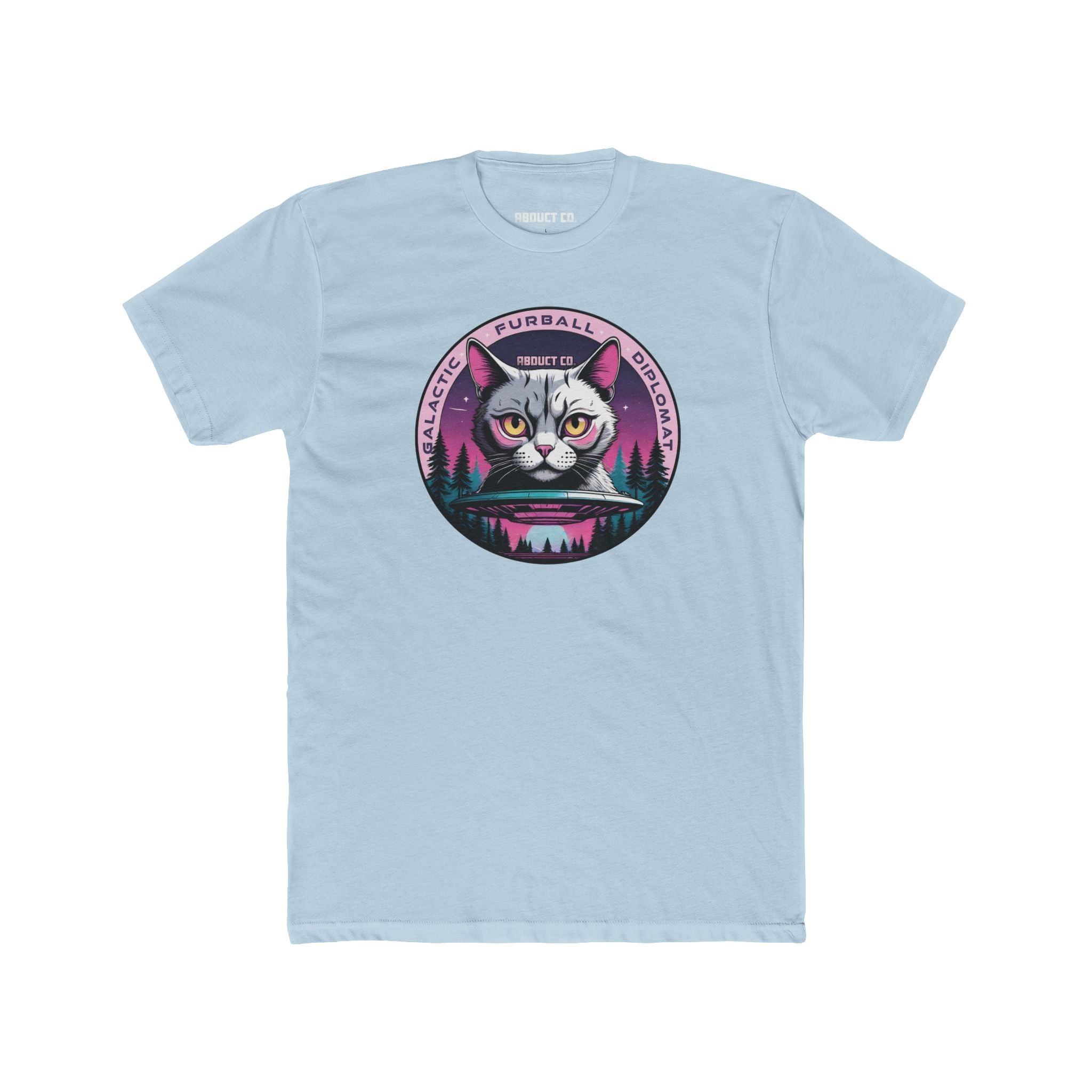 Galactic Furball Diplomat UFO Cat - Unisex Cotton Tee