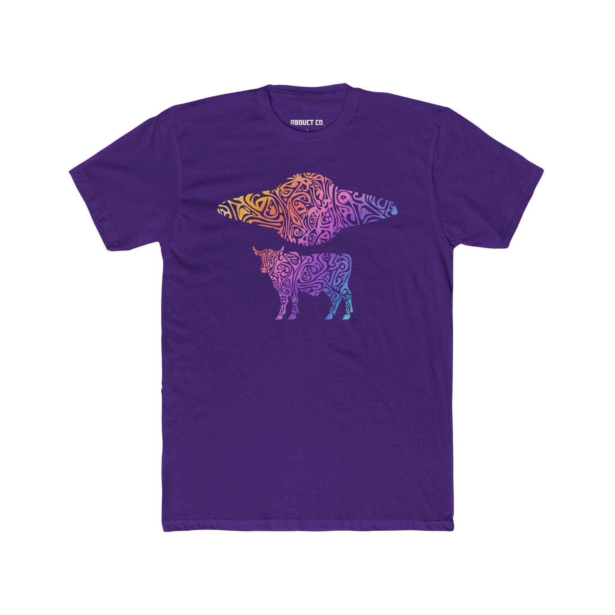 UFO Cow Unisex Cotton Art Tee