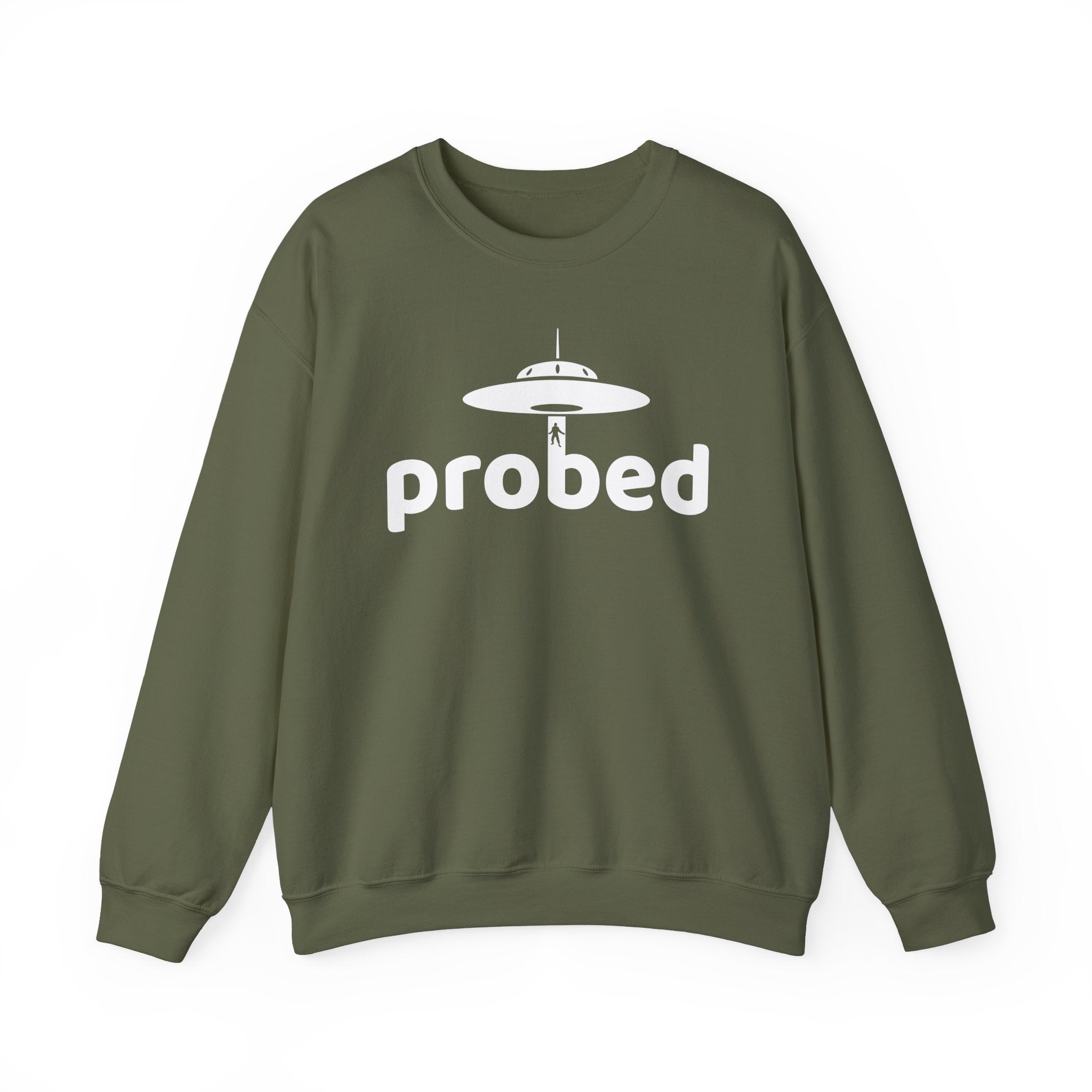 Abduct Co. Probed™ Unisex Cotton Crewneck Sweatshirt