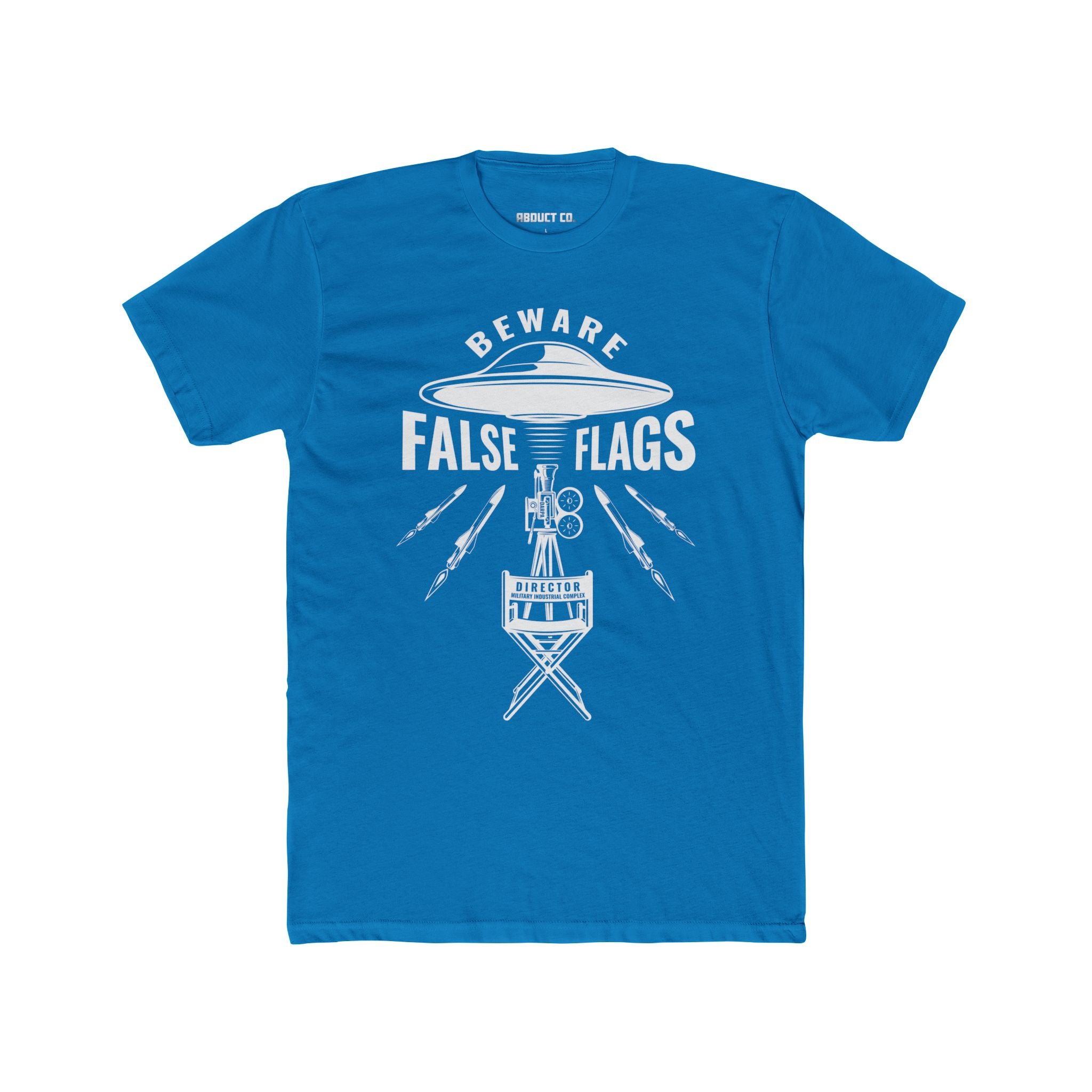 UFO False Flags Conspiracy Cotton Tee