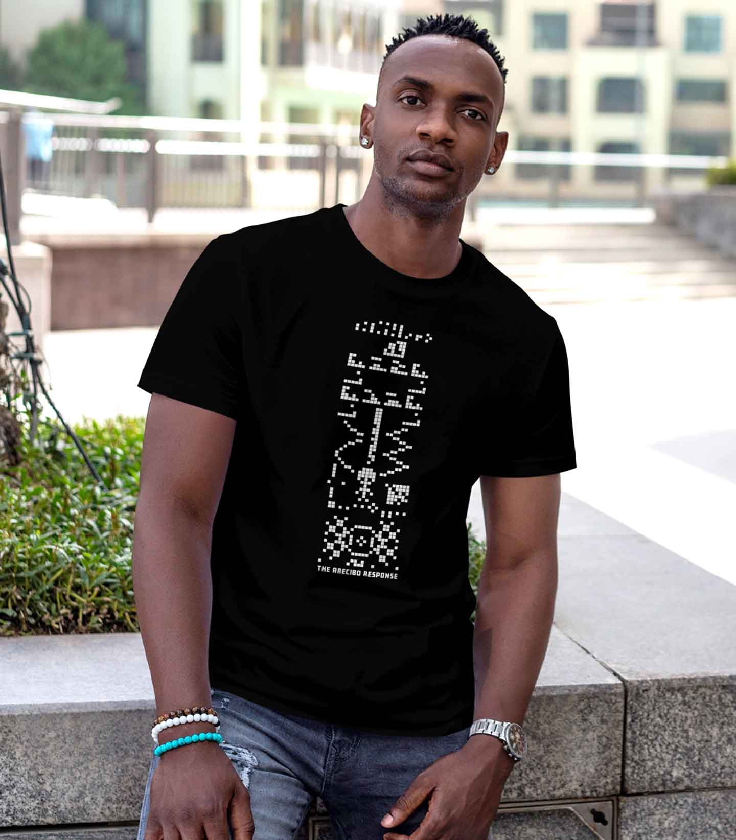 Crop Circle Tee - The Chilbolton and Arecibo Response Cotton T-shirt