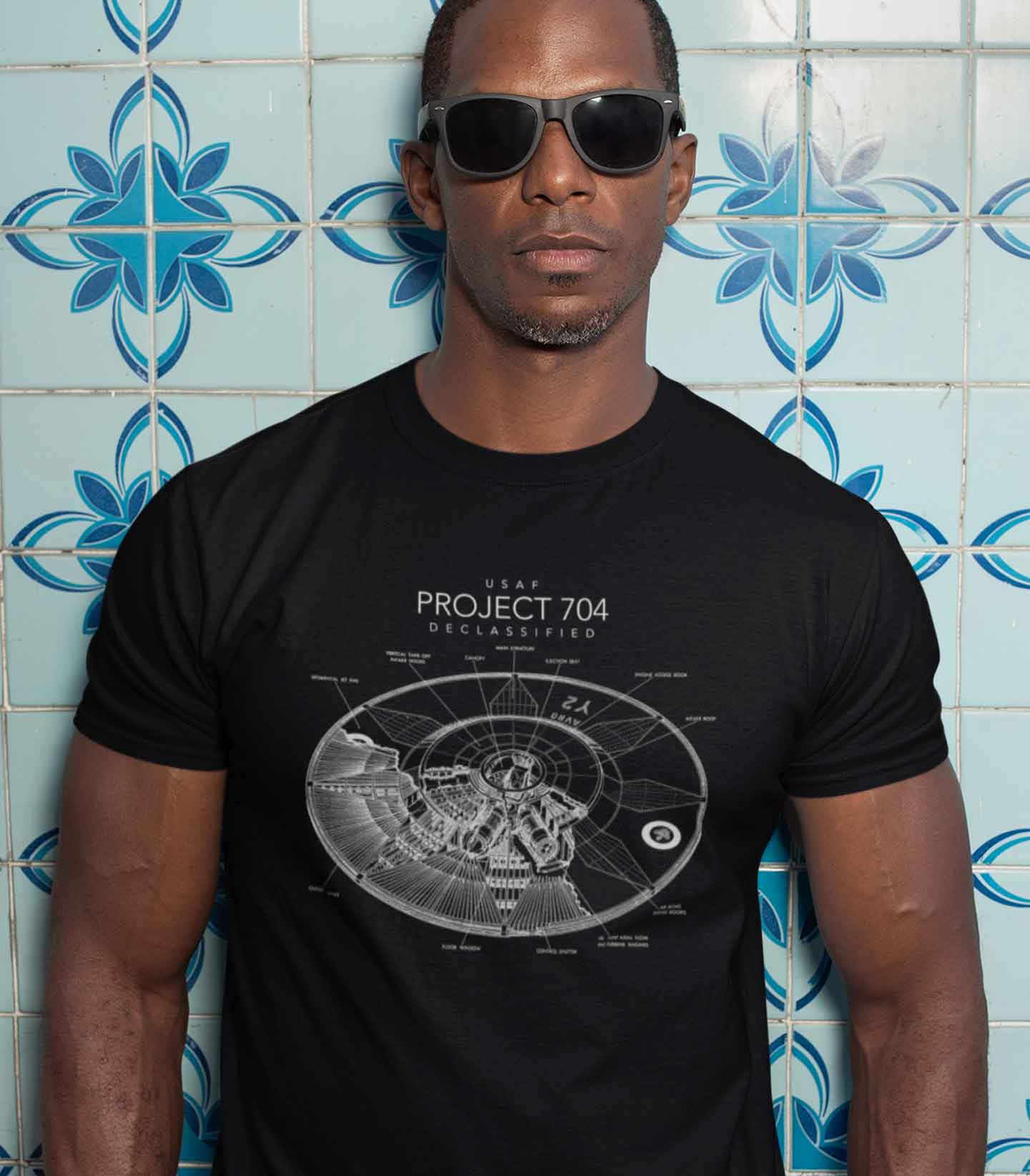 USAF Project 704 UFO UAP Cotton Tee