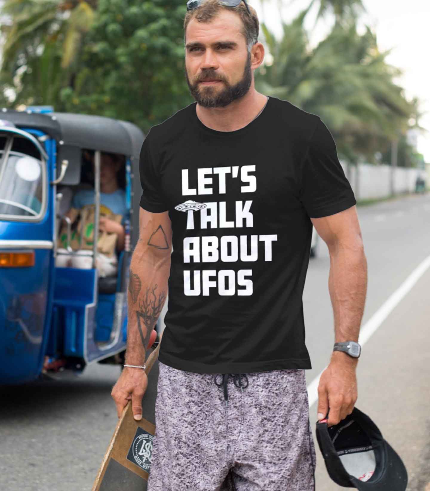 Let's Talk About UFOs - Unisex Cotton Tee