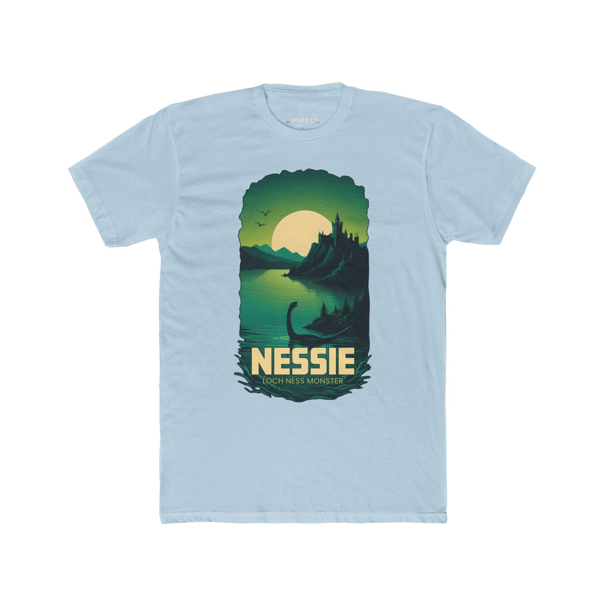 Loch Ness Monster Cotton Crew Tee