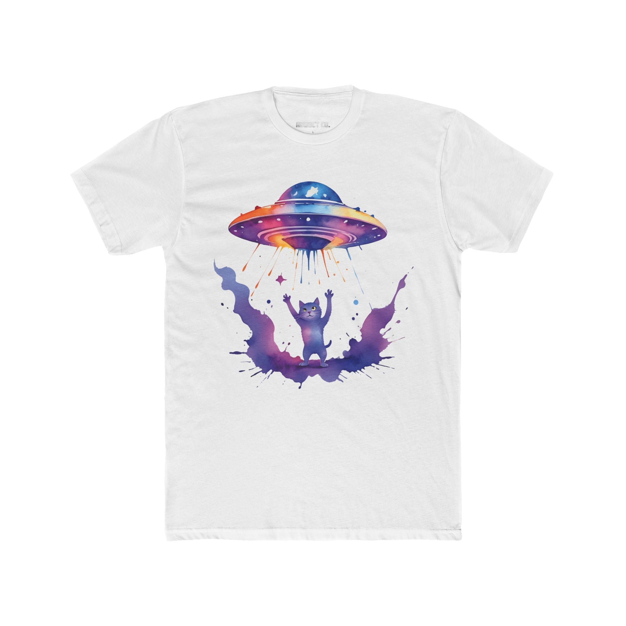 Kitty UFO Watercolor Tee