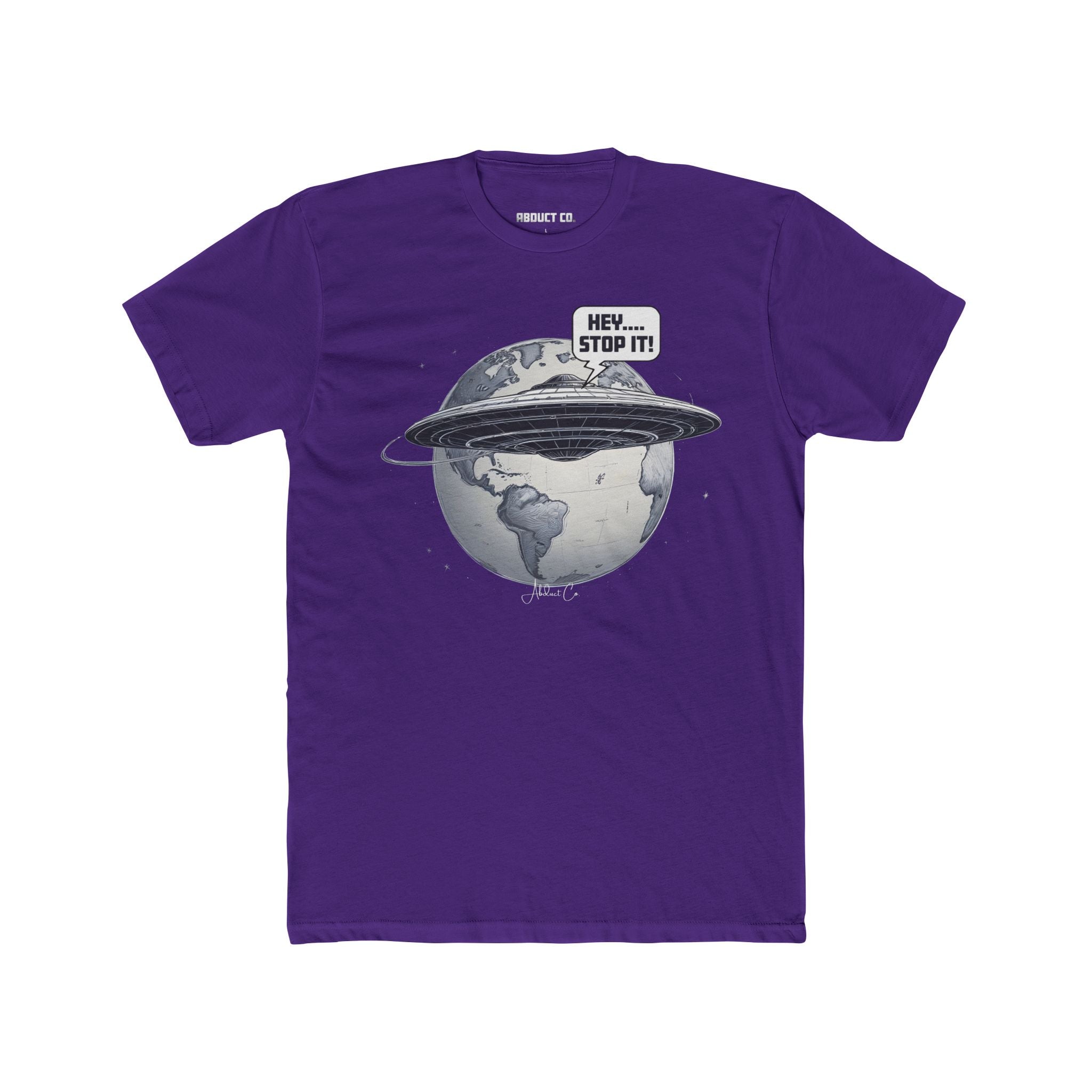 UFO Over Earth Unisex Cotton Tee