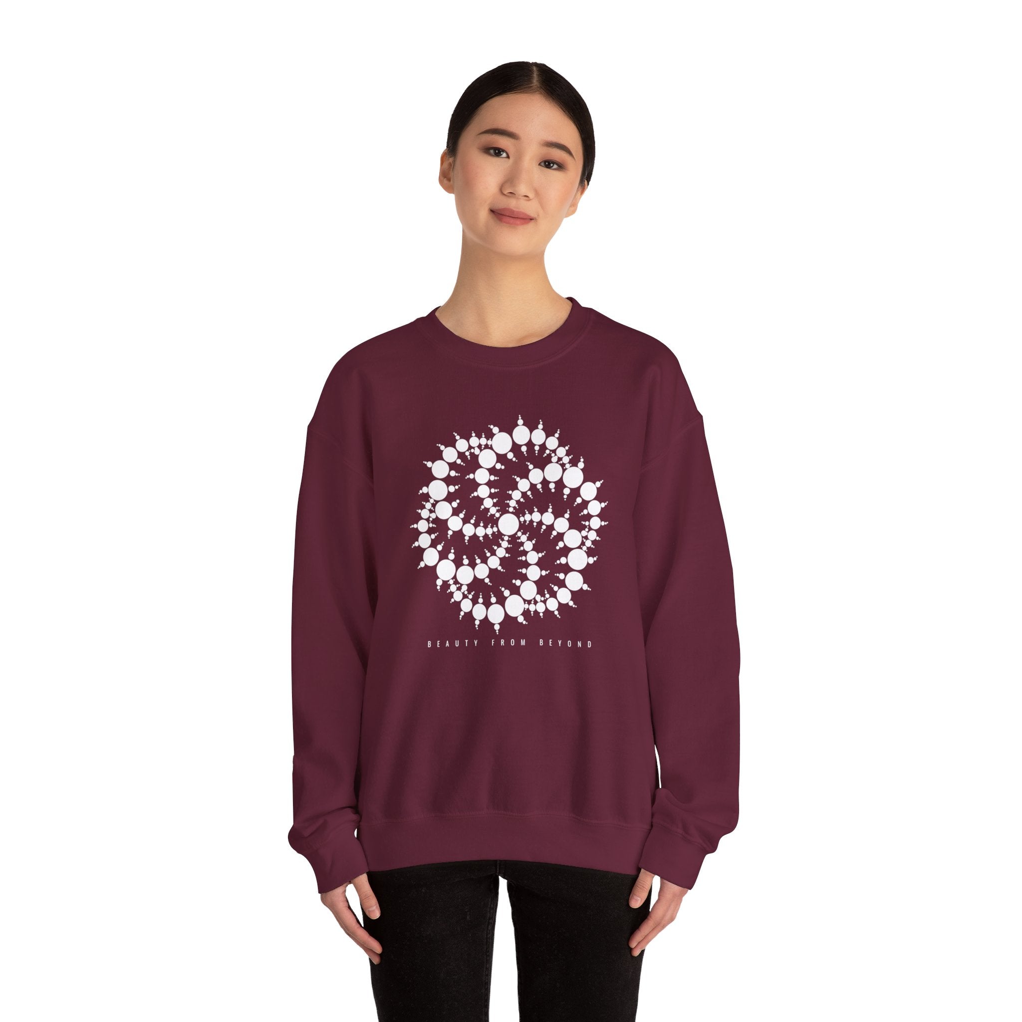 Unisex Heavy Blend™ Crop Circle Crewneck Sweatshirt