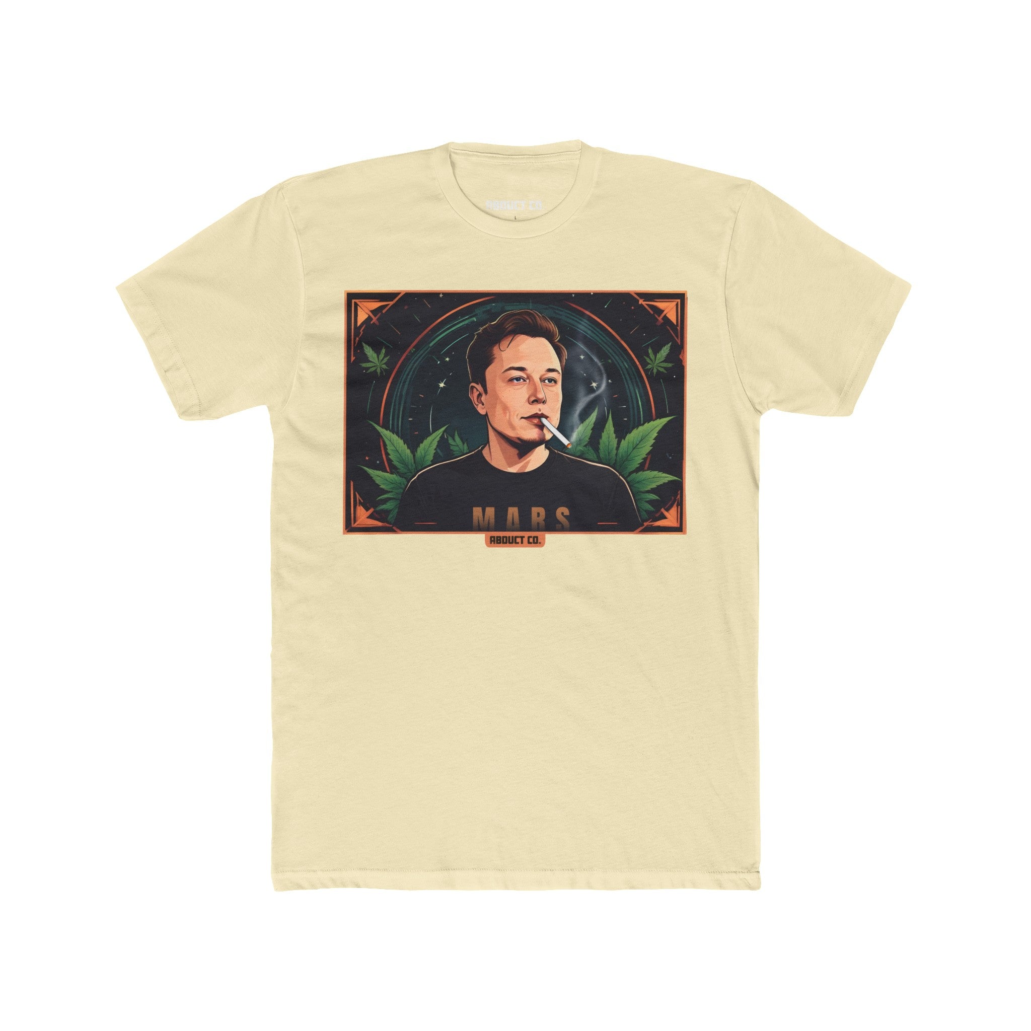 Elon Musk Weed Fitted Men's T-shirt