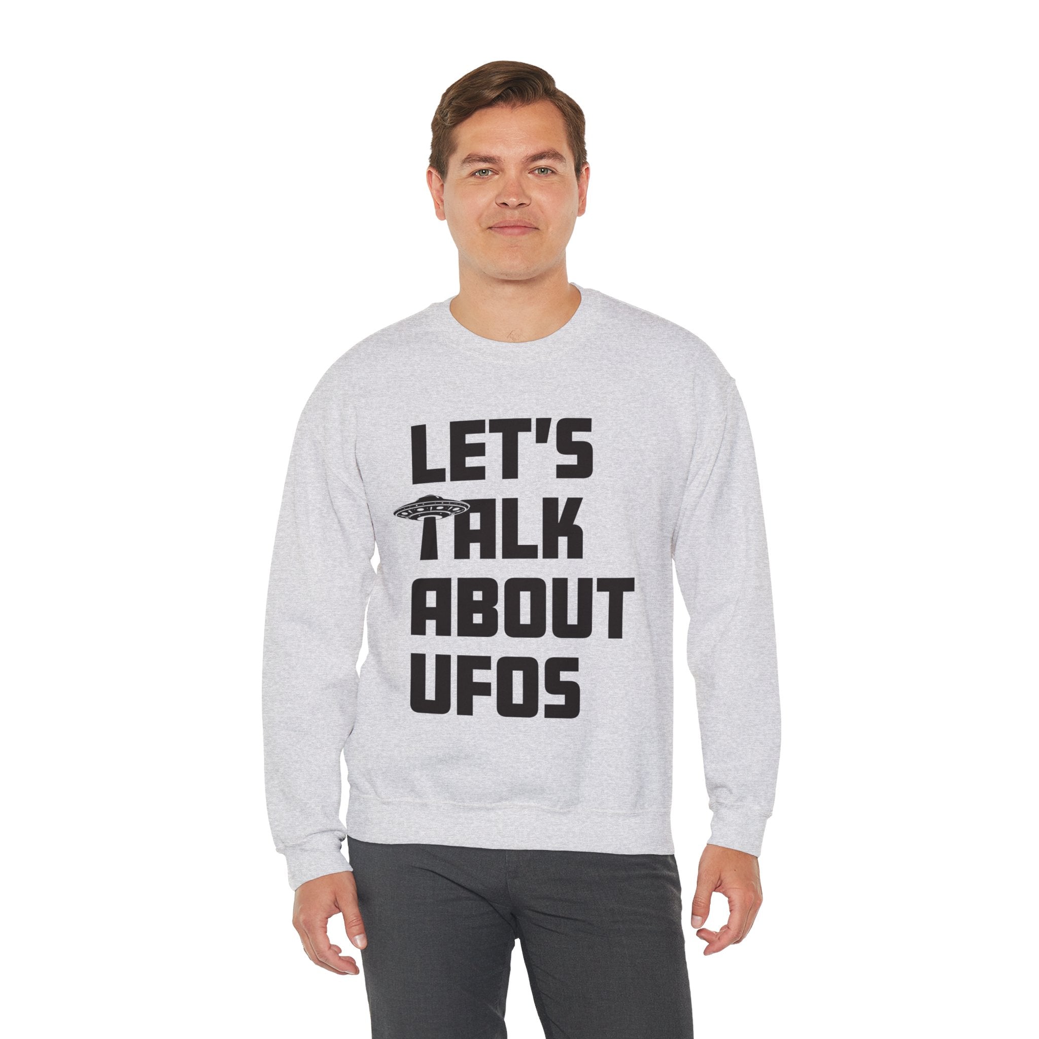 Lets Talk About UFOs Crewneck Sweatshirt