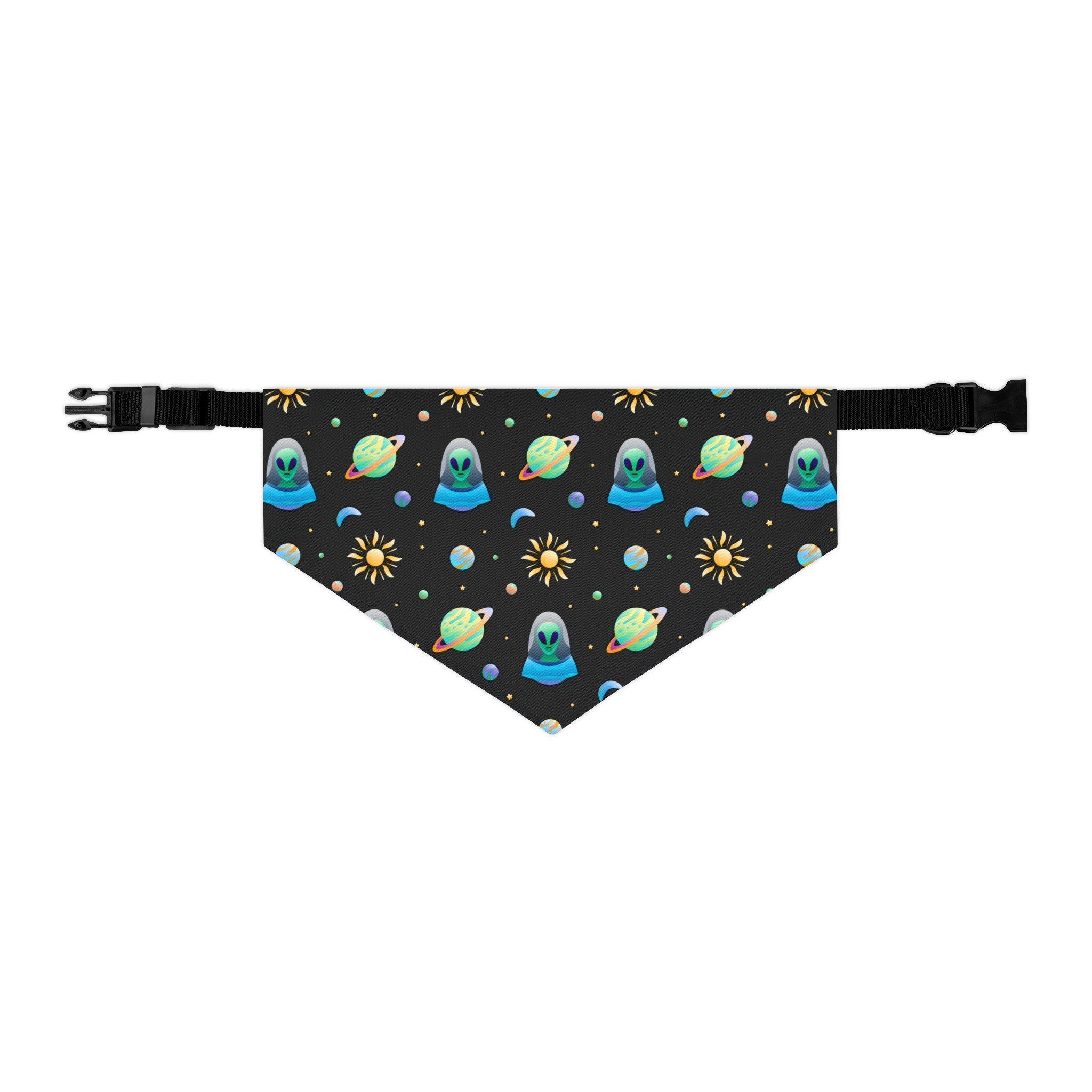 UFO and Alien Pet Bandana Collar