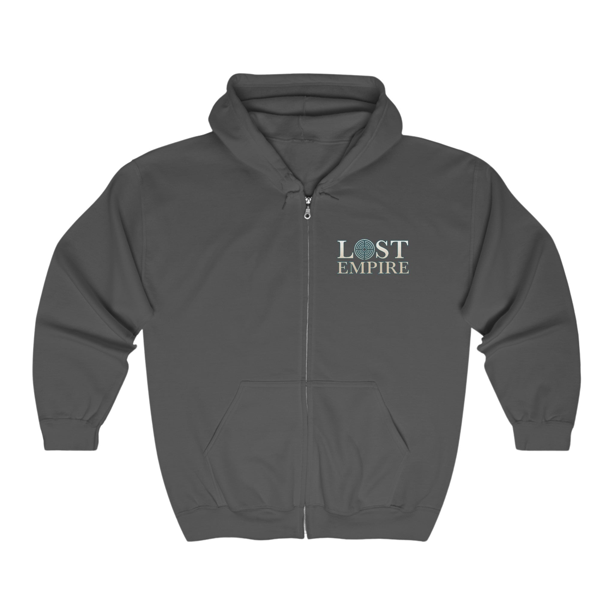 Lost City Of Atlantis Unisex Full Zip Hooded Sweatshirt