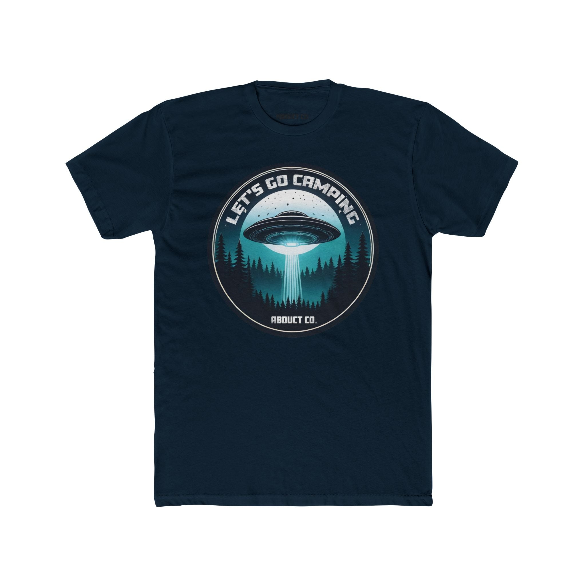 UFO Camping Cotton Graphic Tee