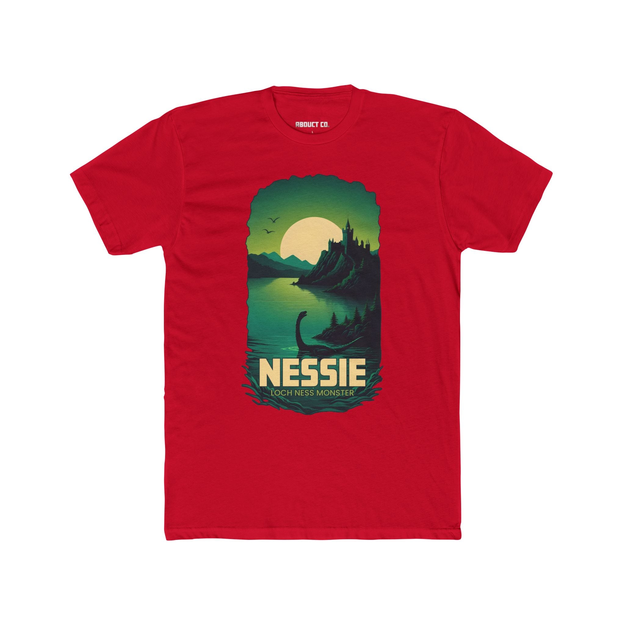 Loch Ness Monster Cotton Crew Tee