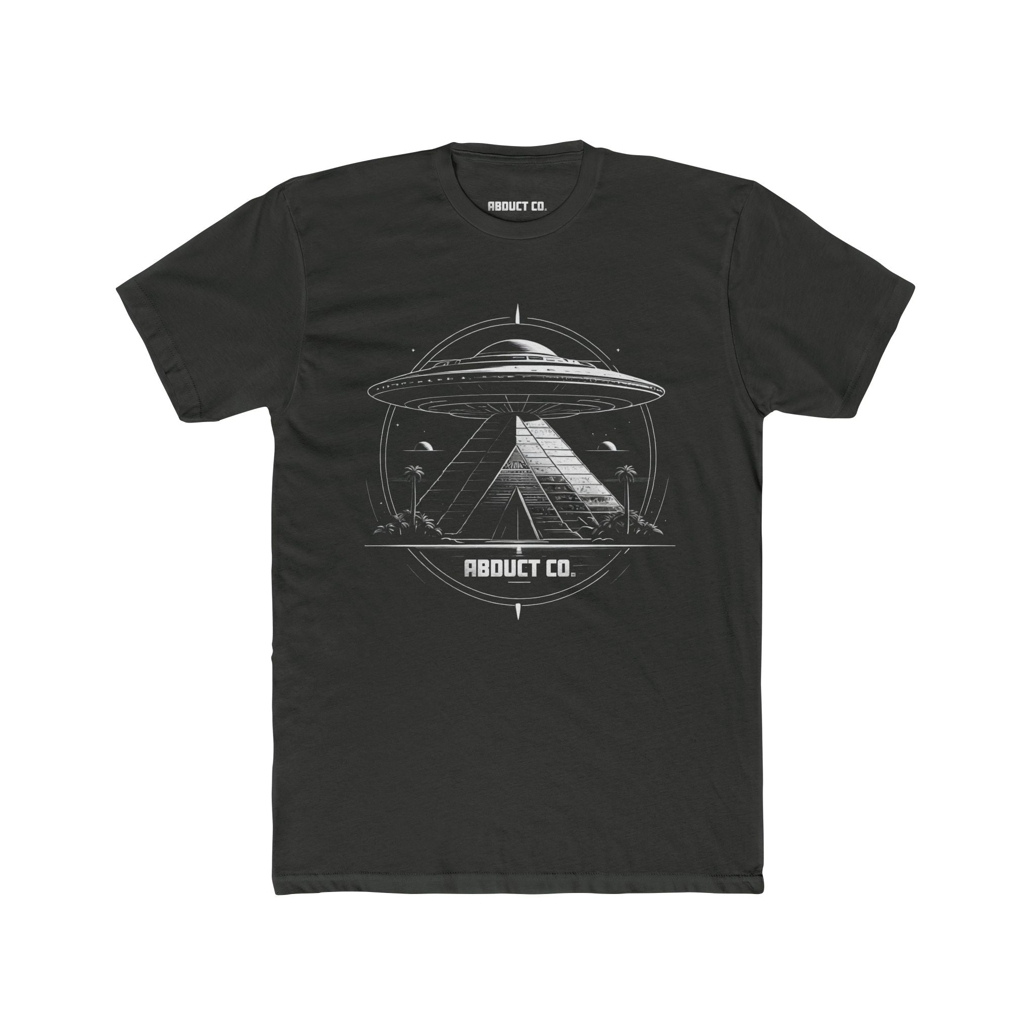 UFO Over Pyramids Cotton Tee