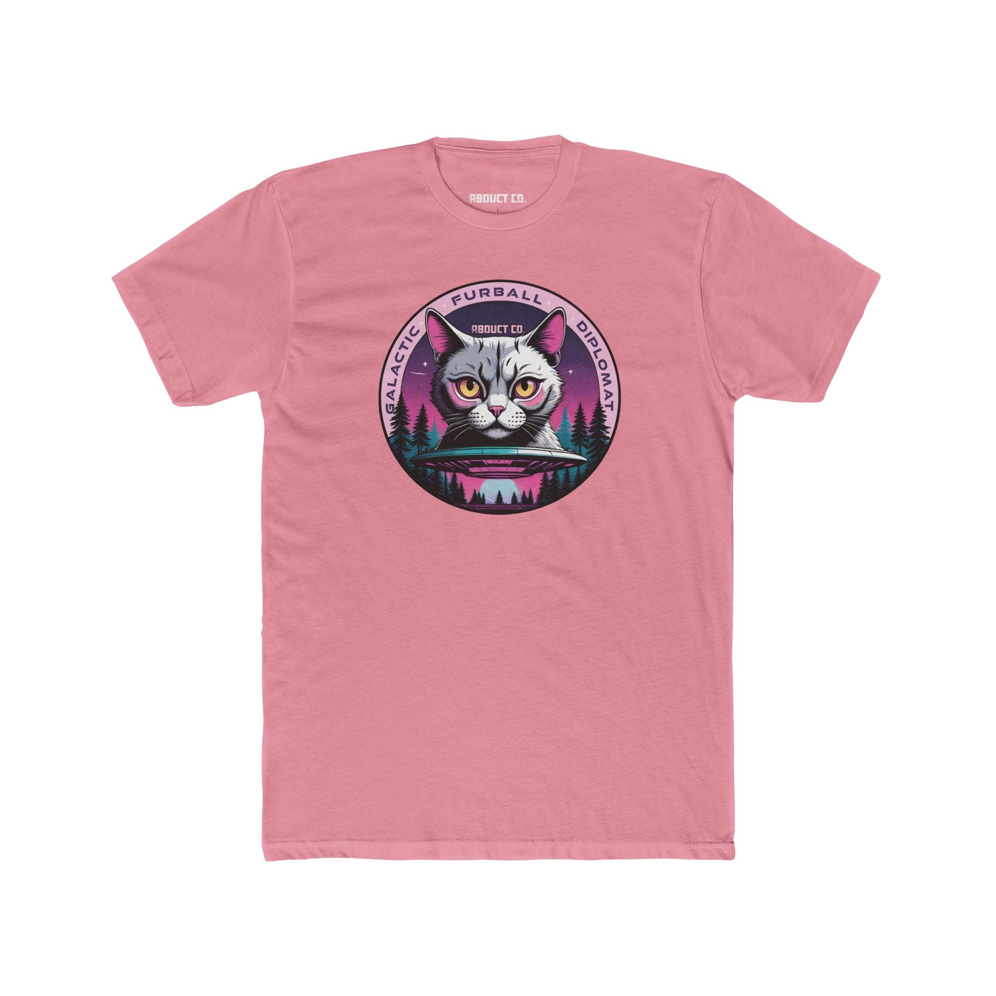 Galactic Furball Diplomat UFO Cat - Unisex Cotton Tee