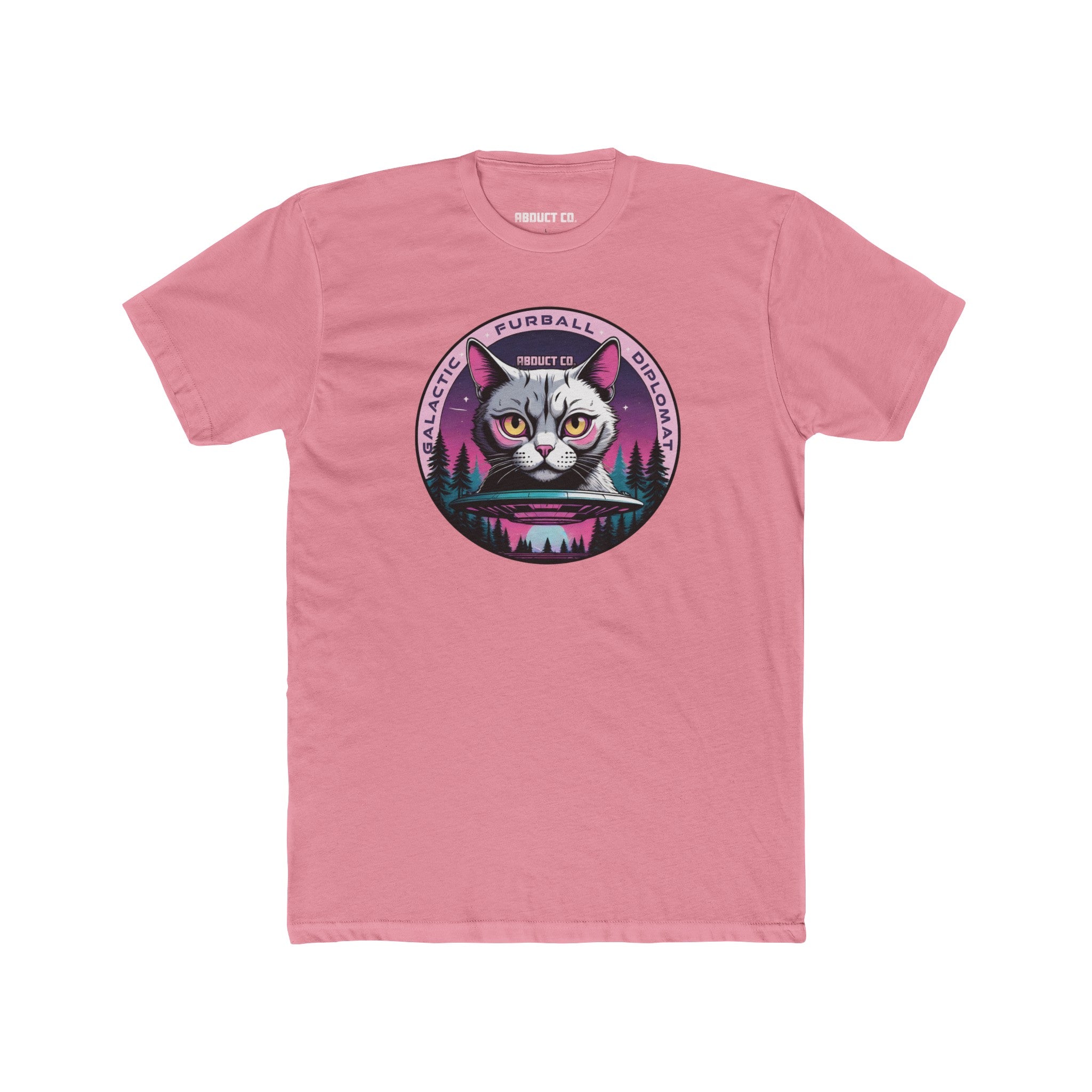 Galactic Furball Diplomat Cat Tee