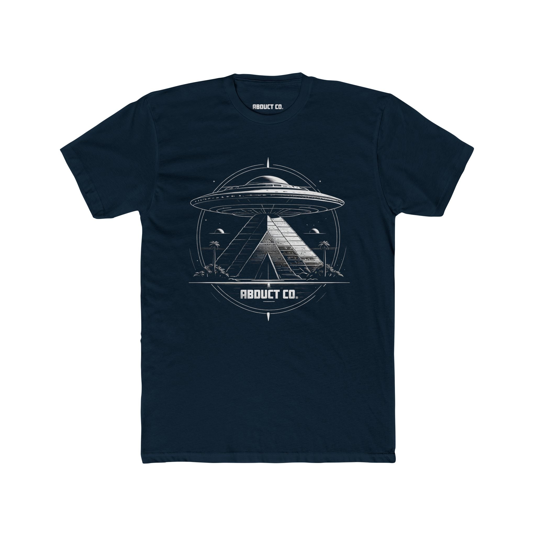 UFO Over Pyramids Cotton Tee