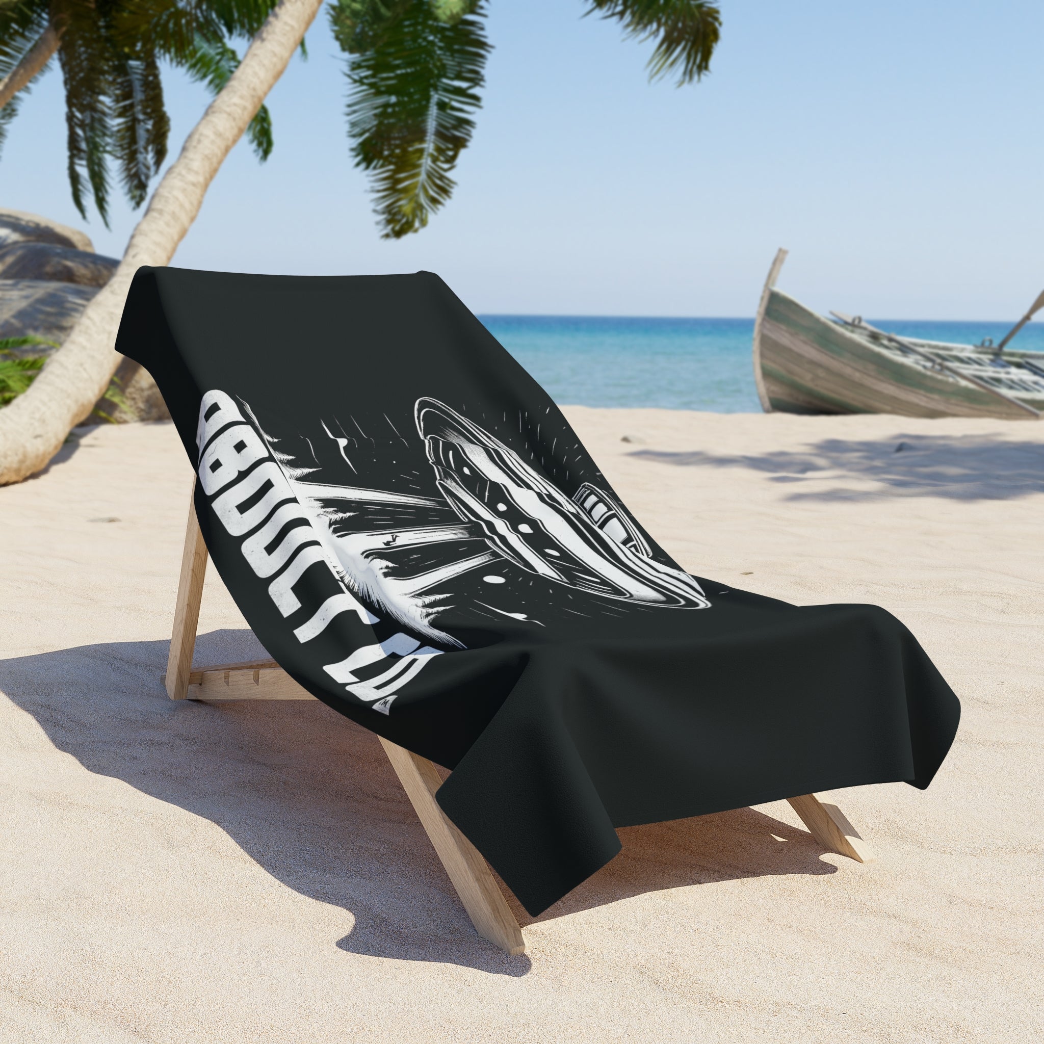 Abductco Logo Beach Towel