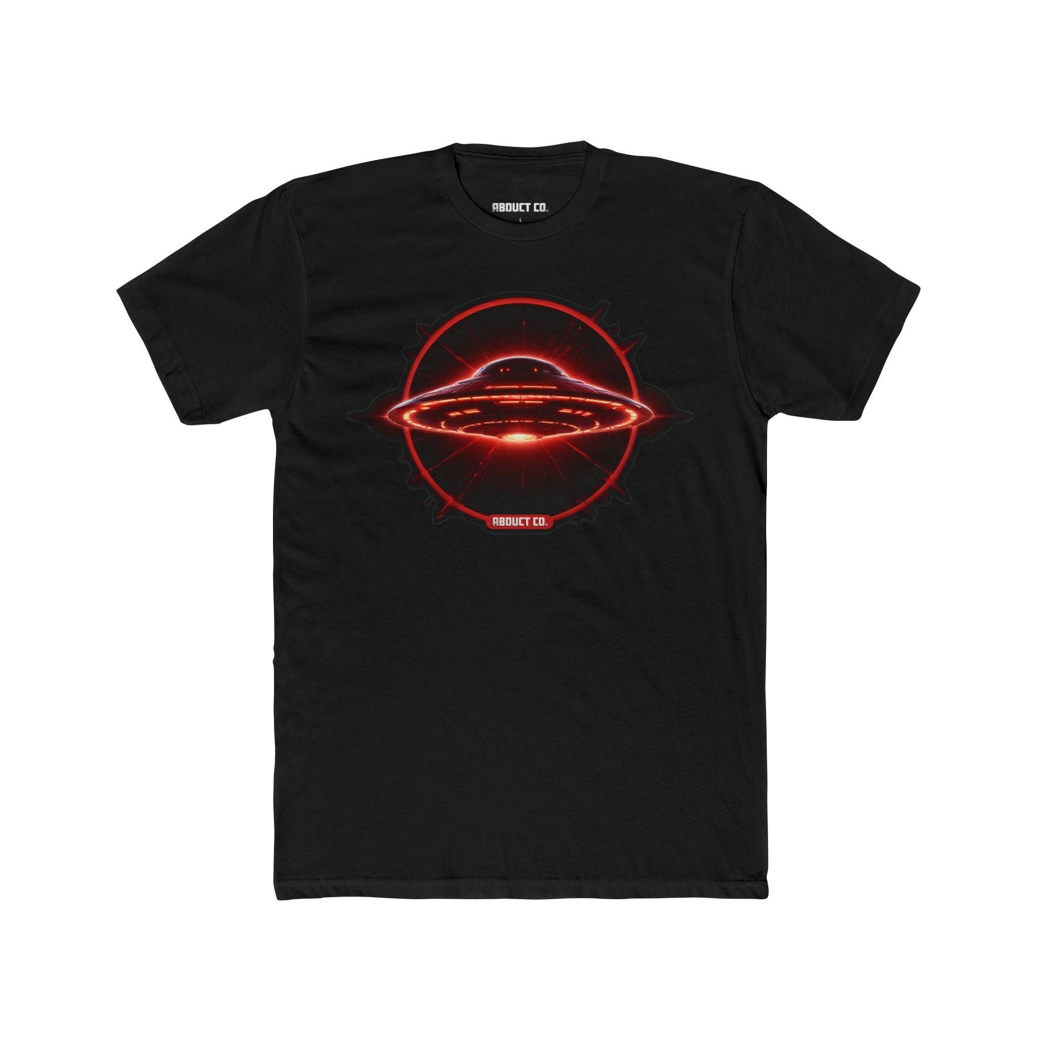 Red UFO Graphic Cotton Tee