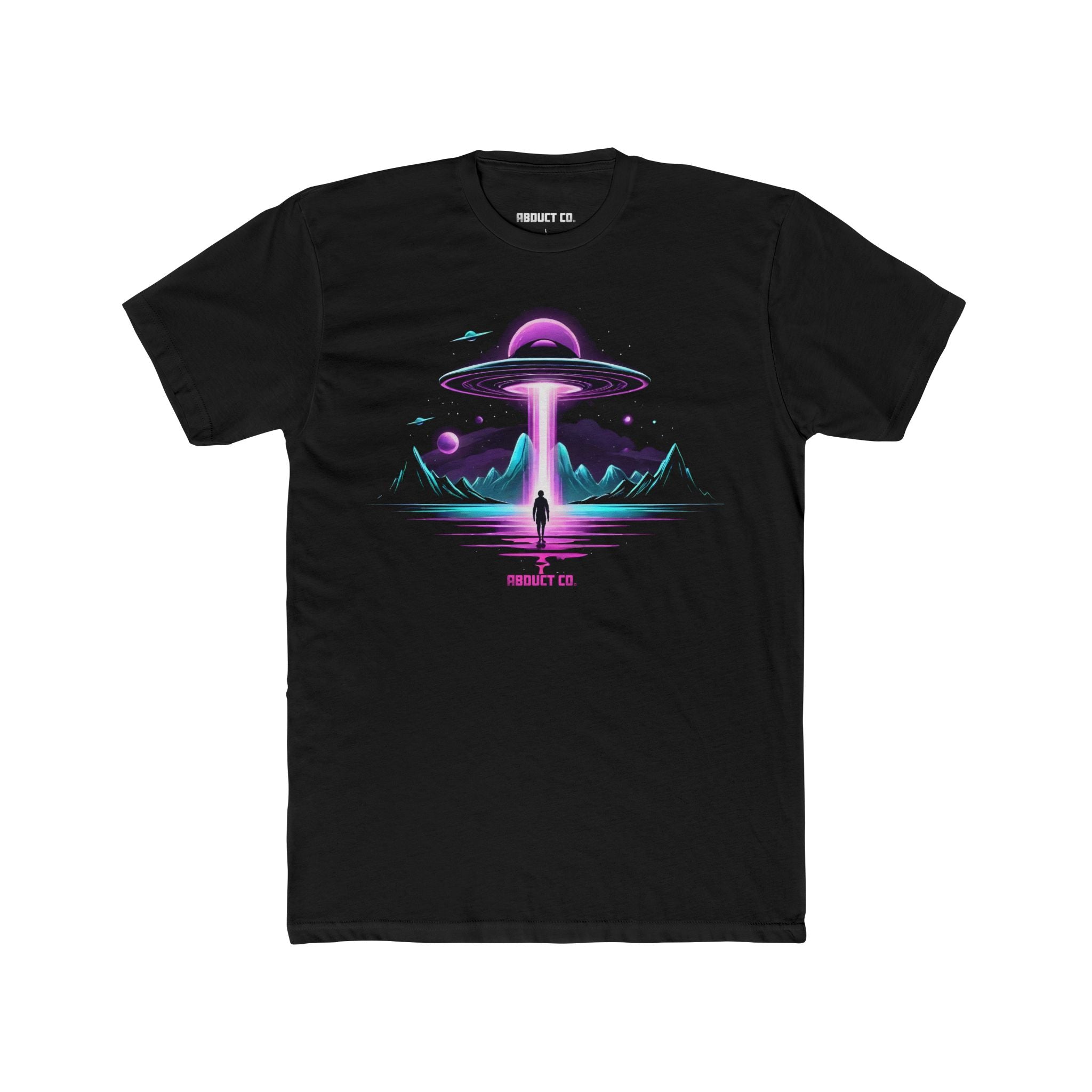 UFO Abduction Cyberpunk Cotton Tee