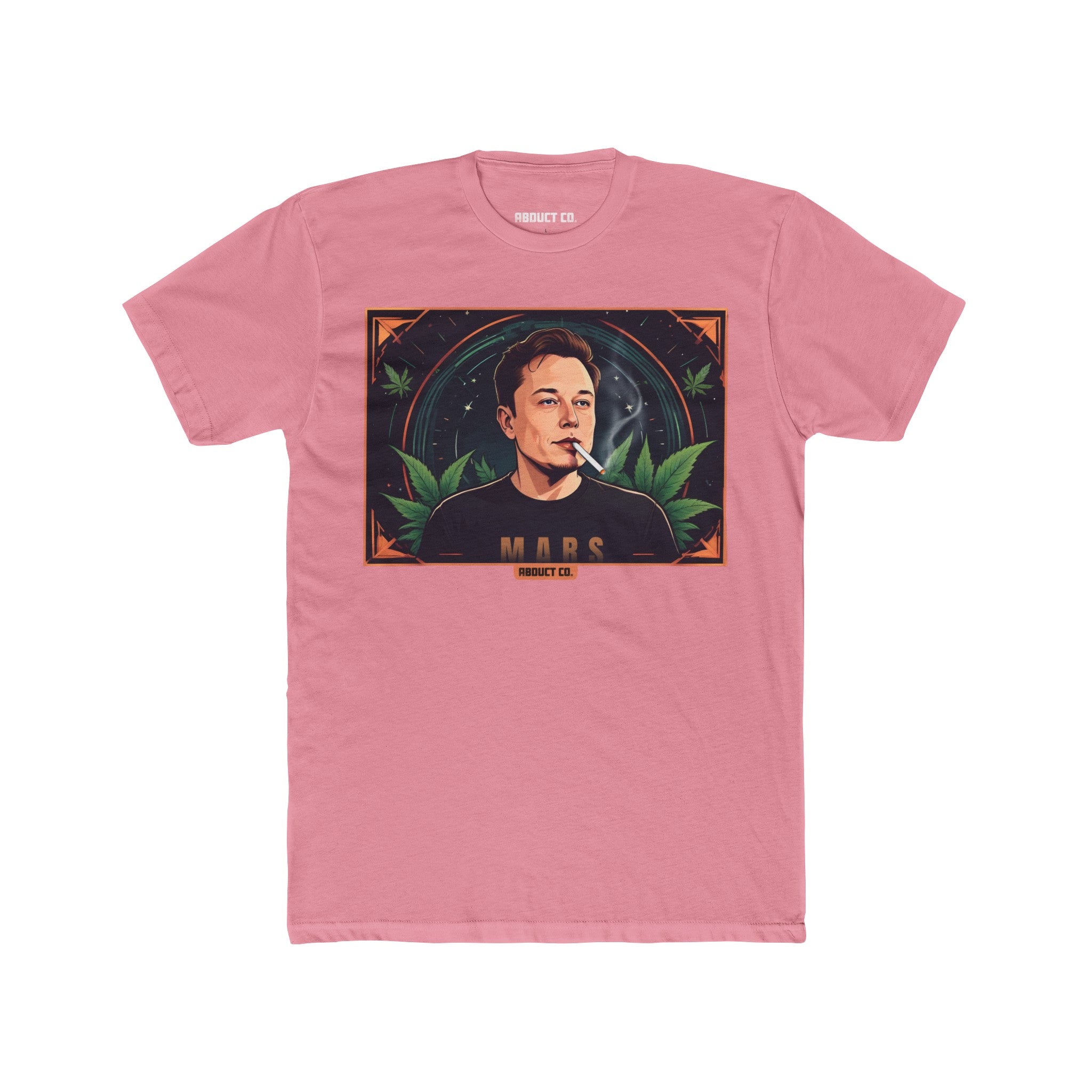 Elon Musk Weed Fitted Men's T-shirt