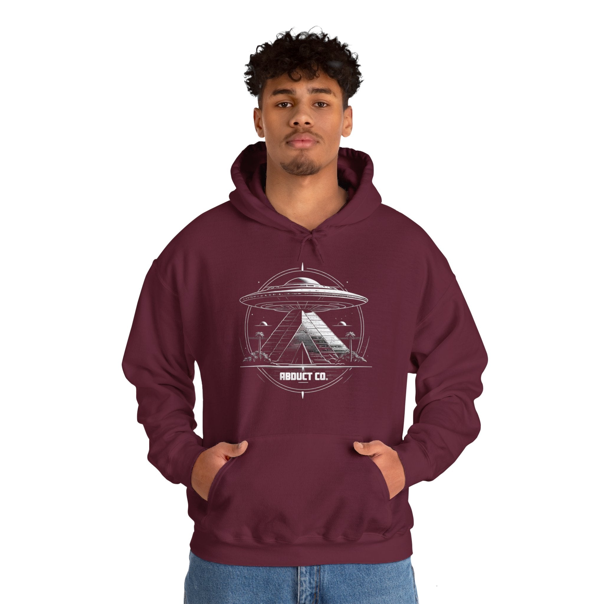 UFO Over Pyramids Hoodie